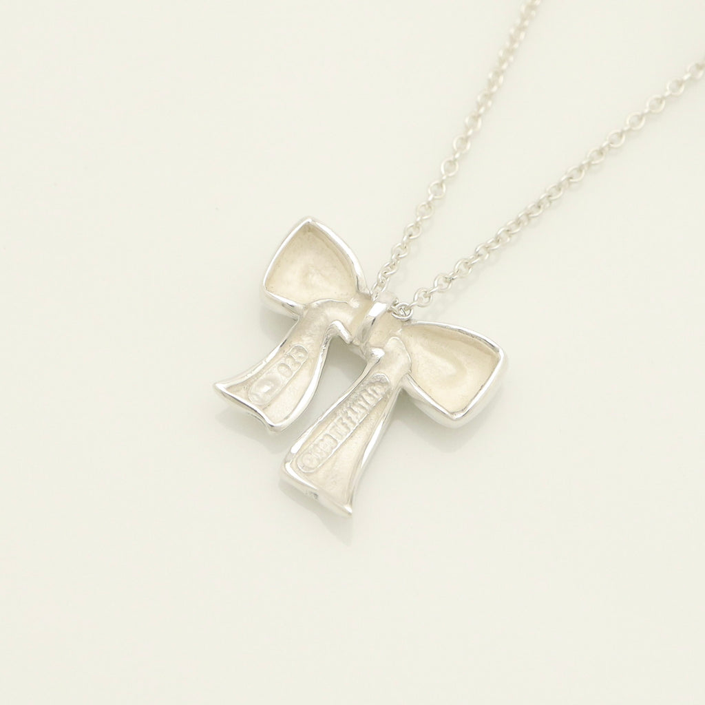 TIFFANY&Co. ミニ リボン ネックレス AG925