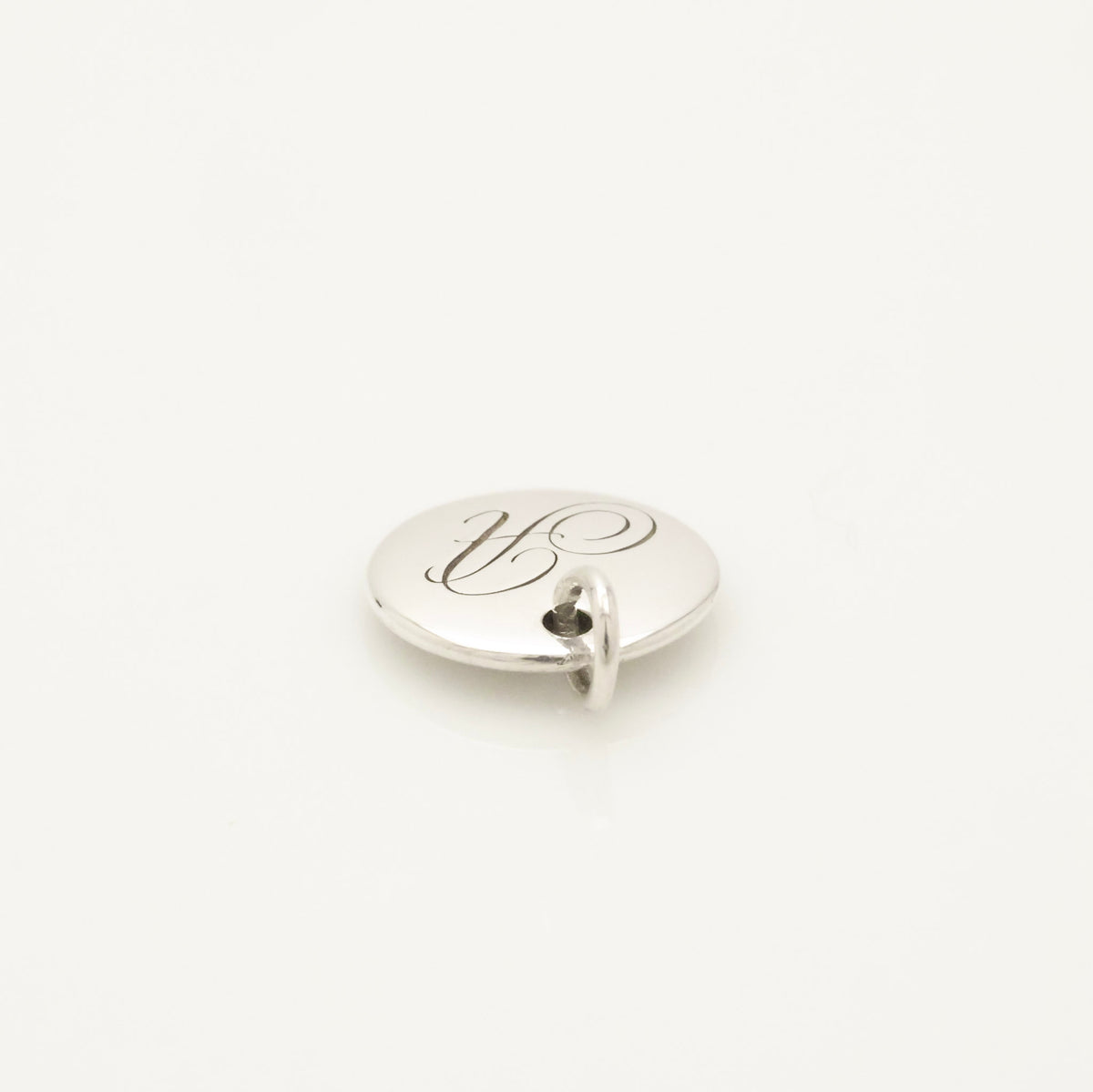 TIFFANY&Co. ノーツ レター アルファベット イニシャル A ディスク チャーム AG925