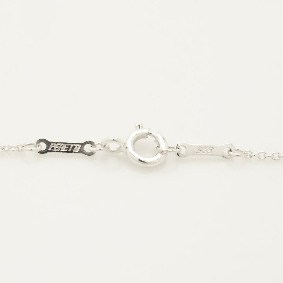 Tiffany & Co. Elsa Peretti Sterling Silver Double Teardrop Pendant Necklace Sterling Silver 925