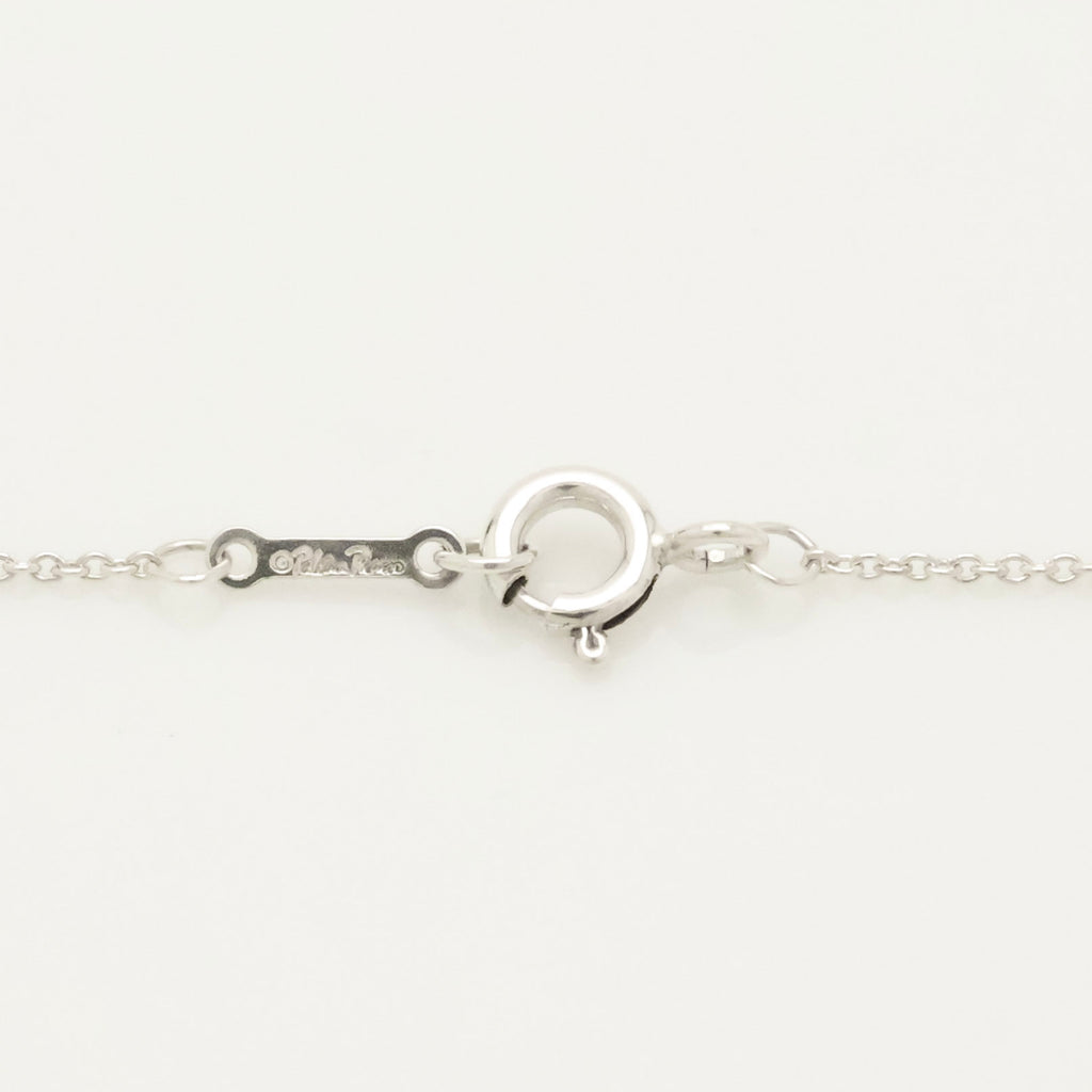 Tiffany & Co. Picasso Open Dove Bird Pendant Necklace Sterling Silver 925