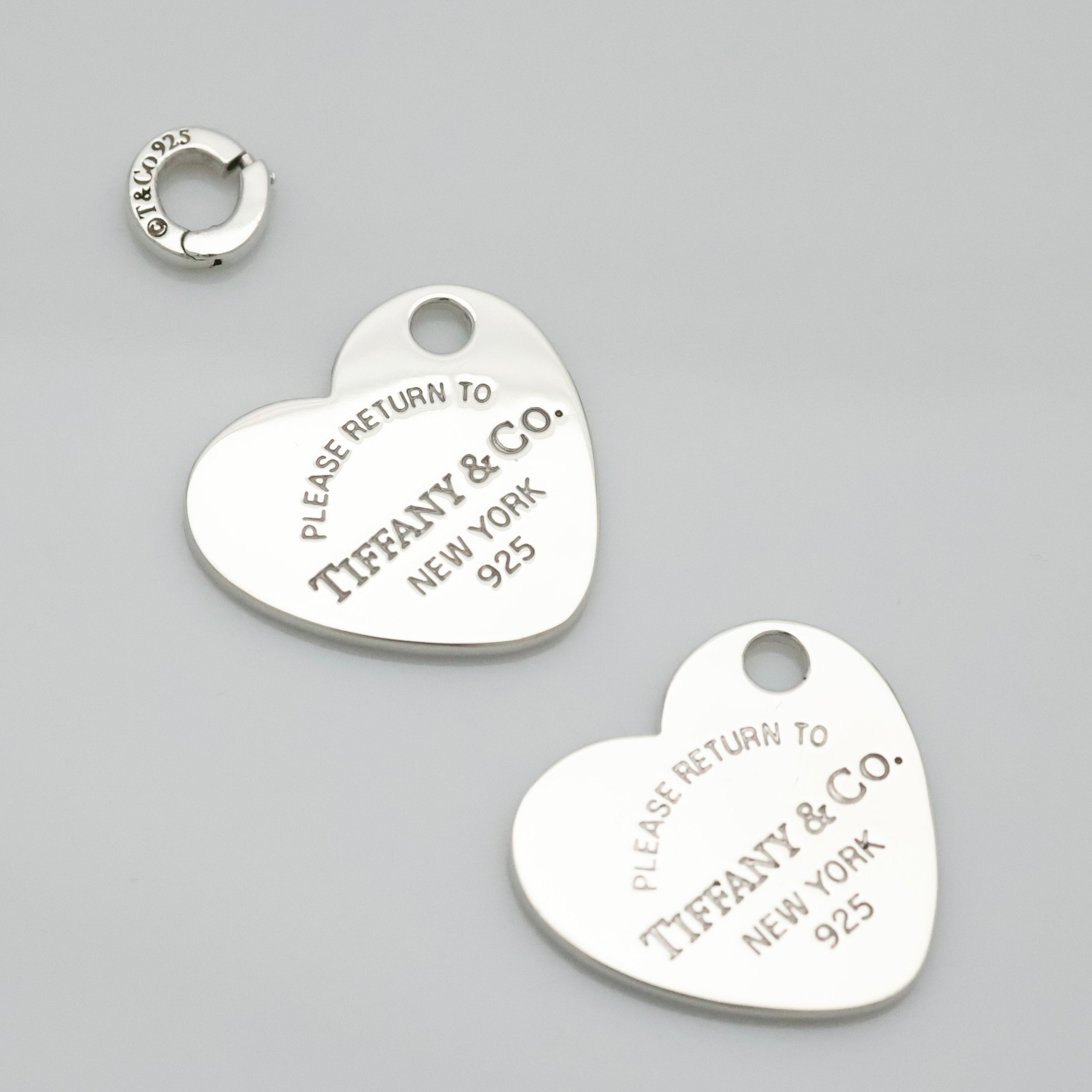 TIFFANY&Co. リターントゥ ティファニー ダブル ハート タグ チャーム AG925