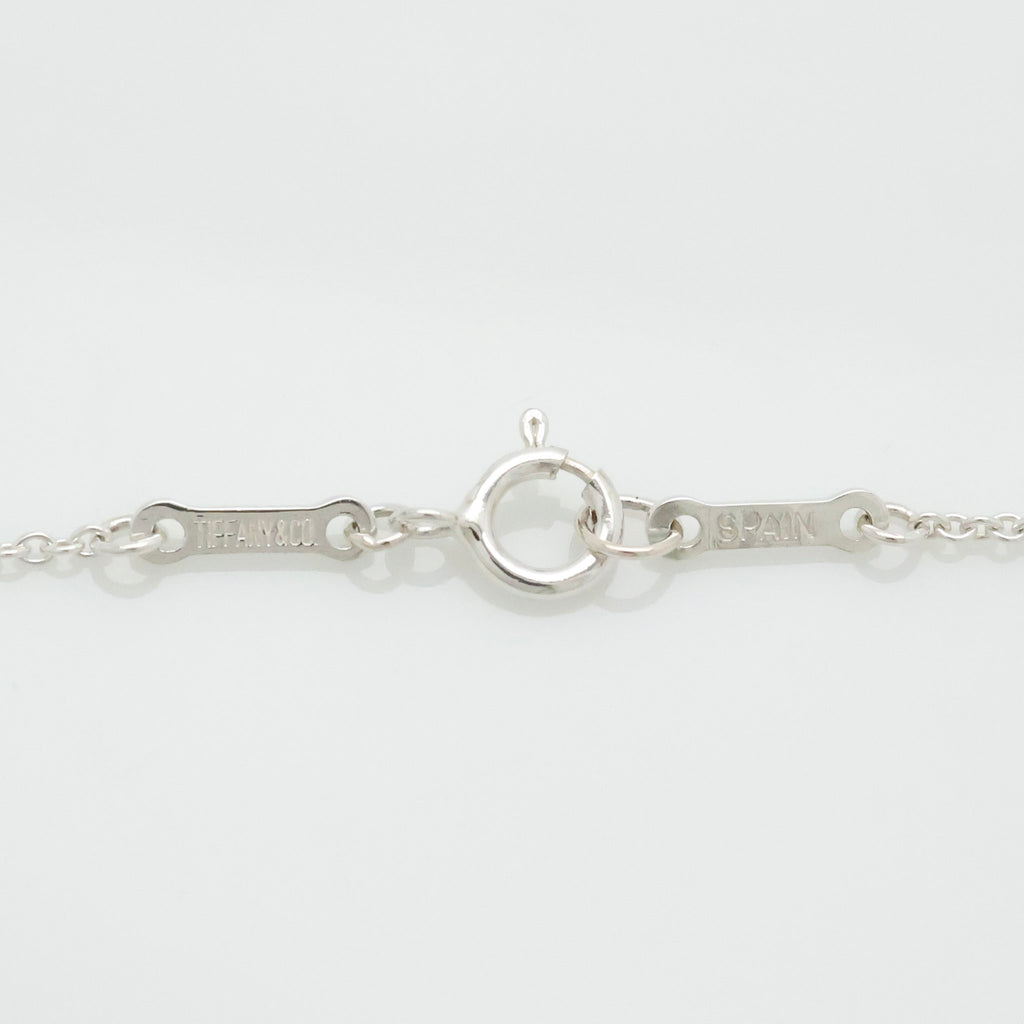 Tiffany & Co. Initial Letter "S" Pendant Necklace Sterling Silver 925