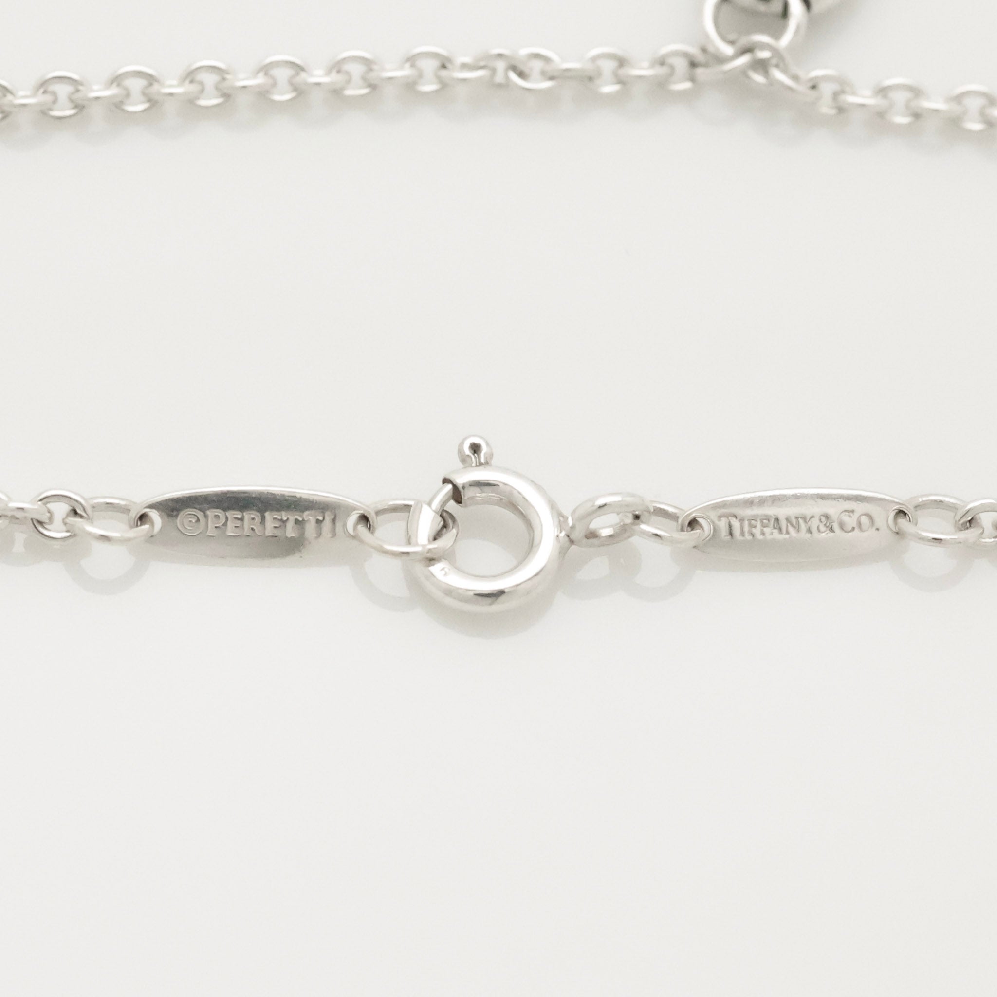 Tiffany & Co. Sterling Silver 925 Elsa Peretti  Bean Bracelet 