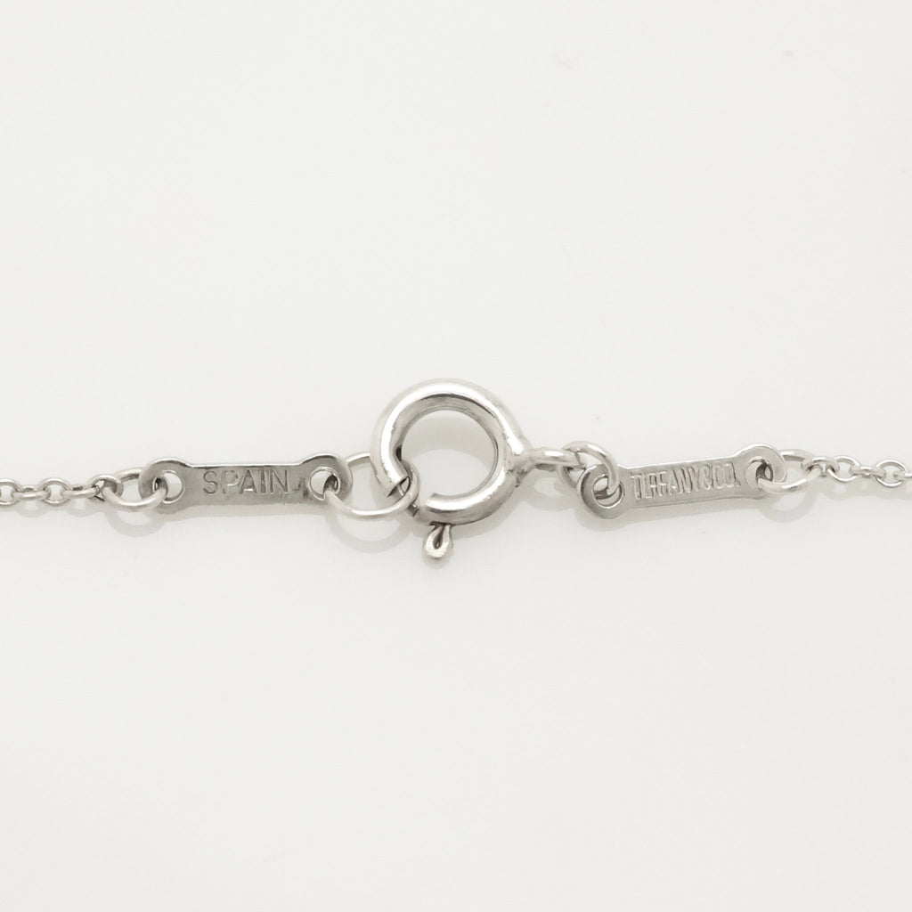 Tiffany & Co. Whale Tail Pendant Necklace Sterling Silver 925 