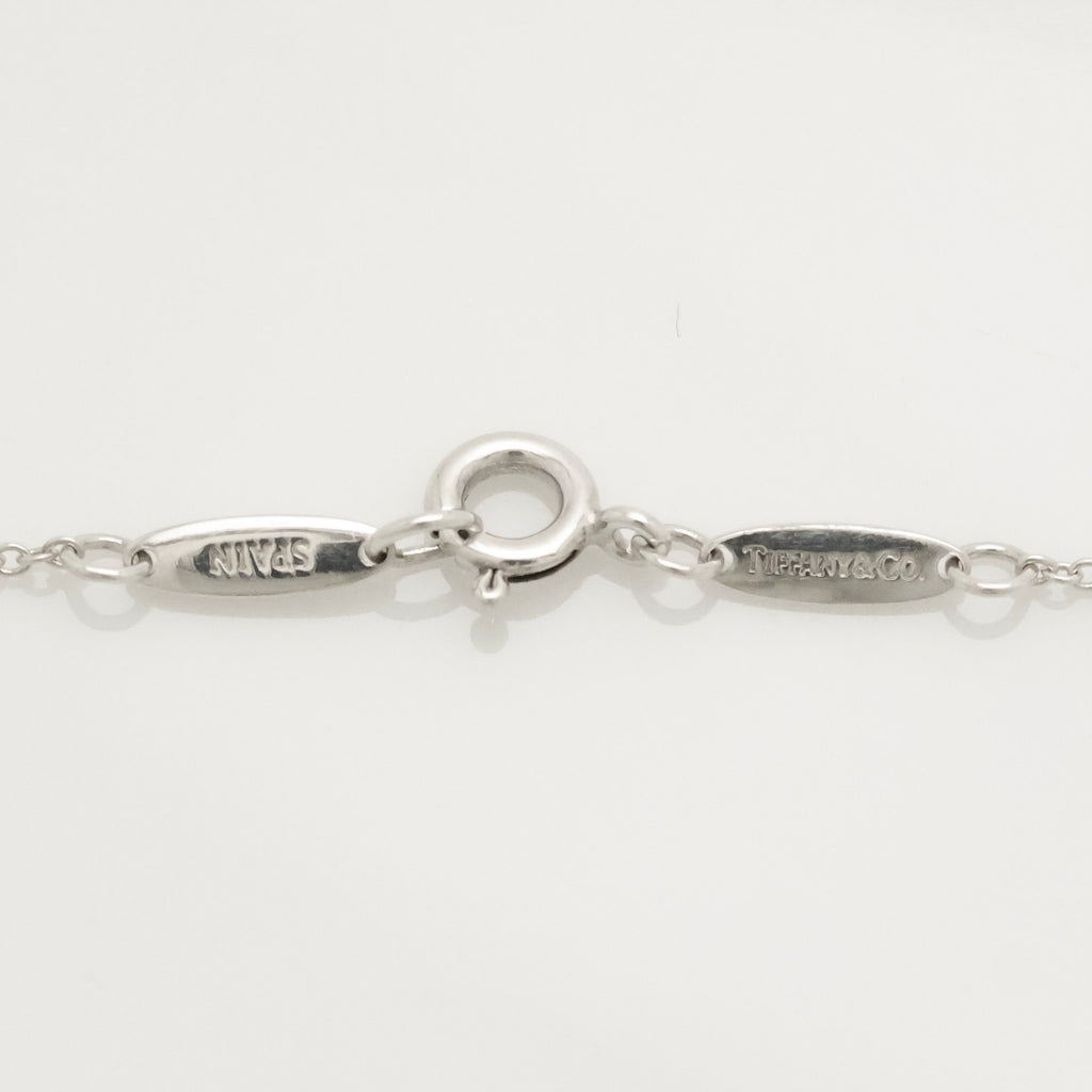 Tiffany & Co. Open Heart Pendant Necklace Sterling Silver 925