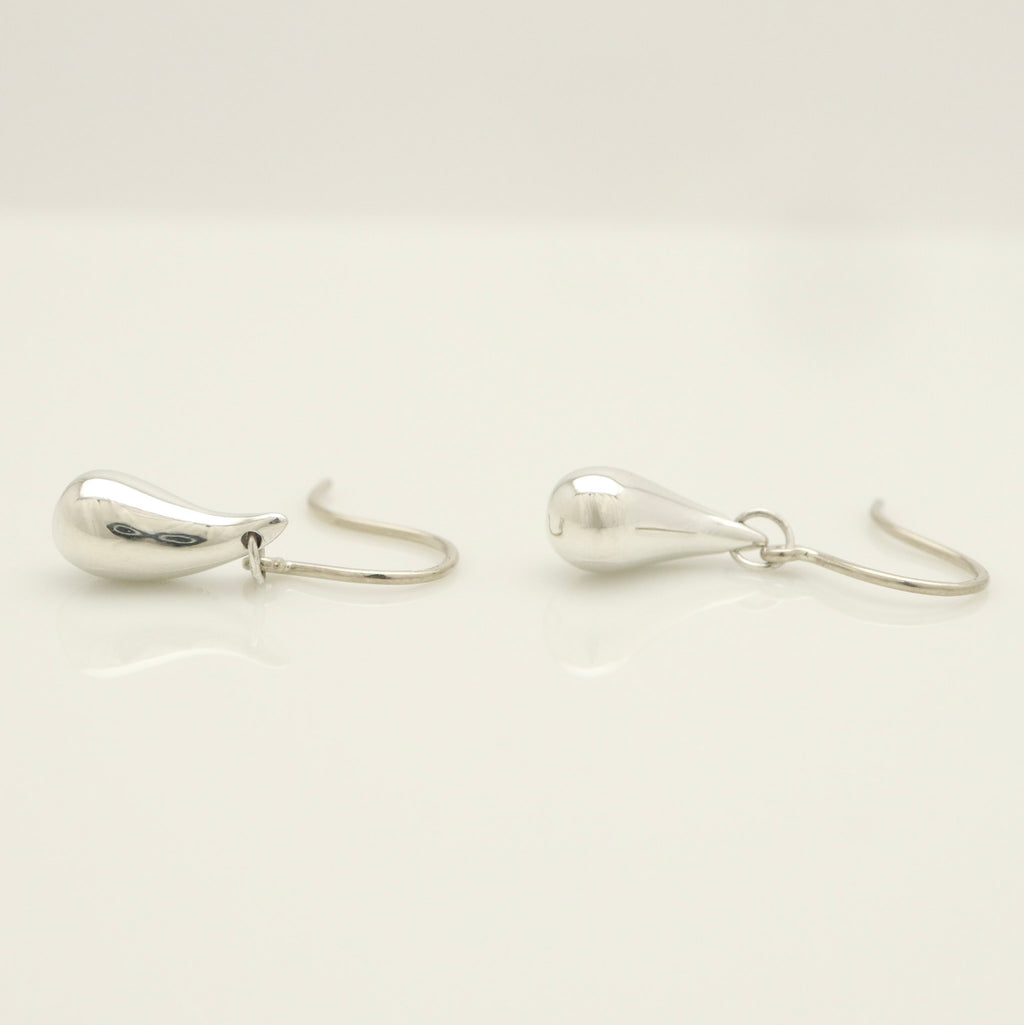 Tiffany & Co. Peretti Teardrop Dangle Earrings Sterling Silver 925
