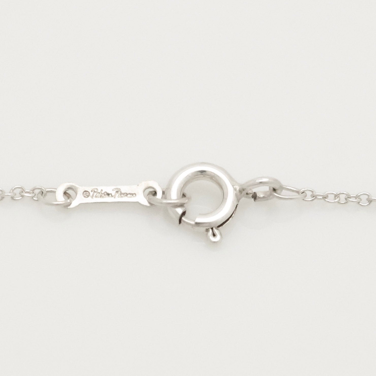 Tiffany & Co. Picasso Loving Heart Bar Necklace Sterling Silver 925
