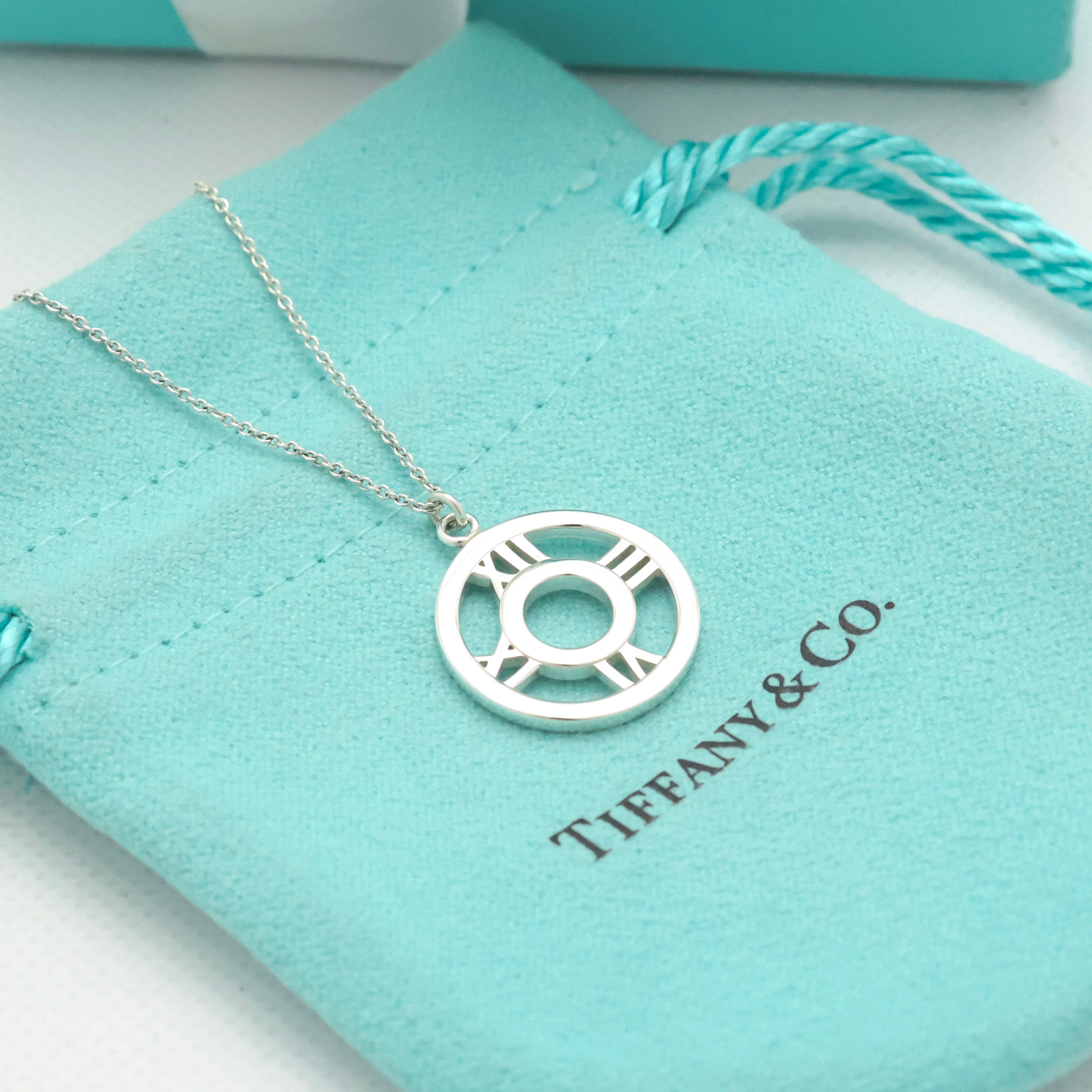 TIFFANY&Co. オープン アトラス サークル ネックレス AG925
