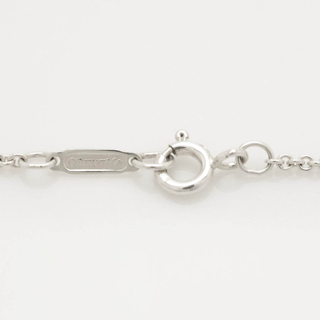 Tiffany & Co. 1837 Interlocking Circles Lariat Necklace Sterling Silver 925