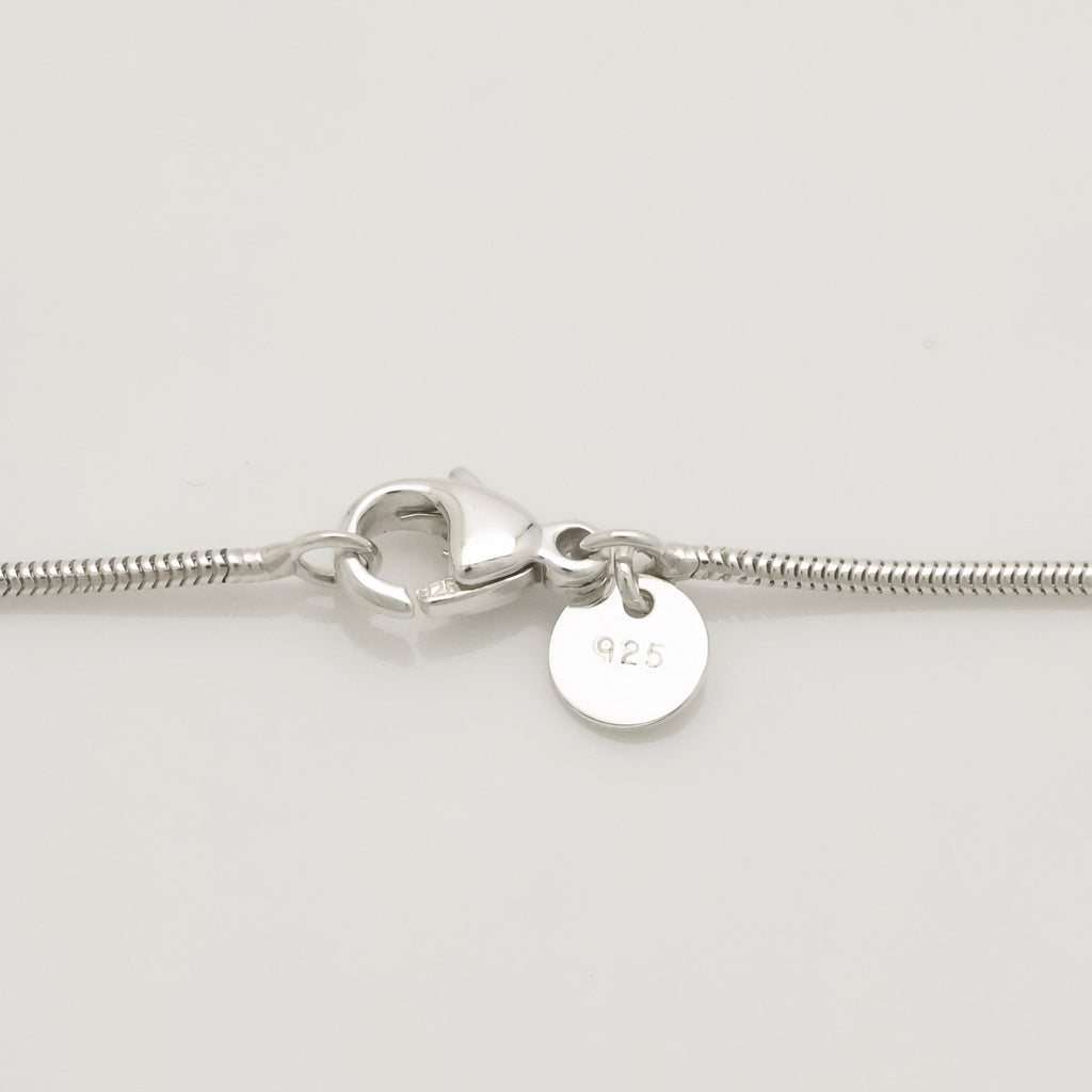 TIFFANY&Co. イニシャル レター H ラウンド スネーク チェーン ネックレス AG925