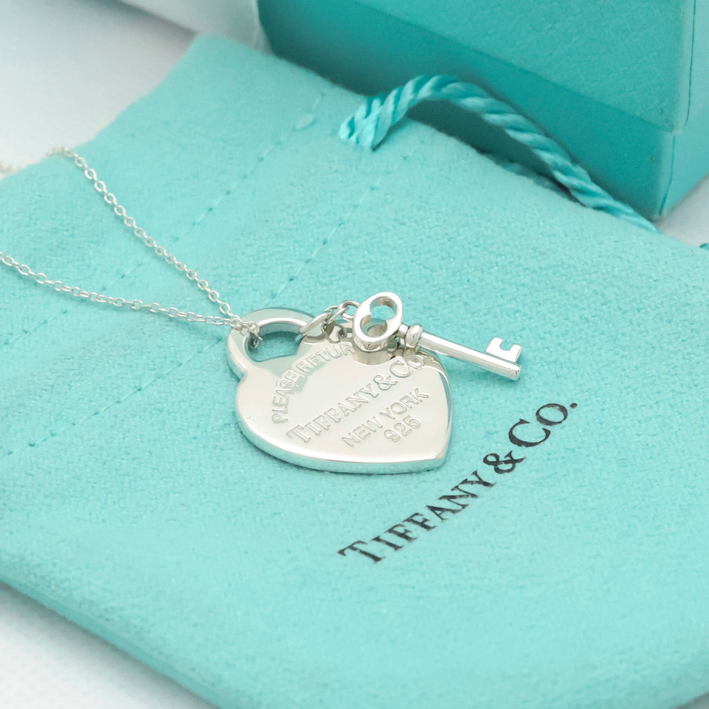 TIFFANY&Co. リターントゥ ティファニー ハート タグ キー ネックレス AG925
