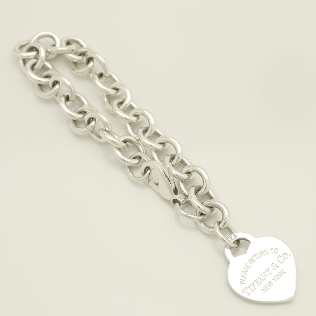 TIFFANY&Co. リターントゥ ティファニー ハート タグ チェーン ブレスレット AG925