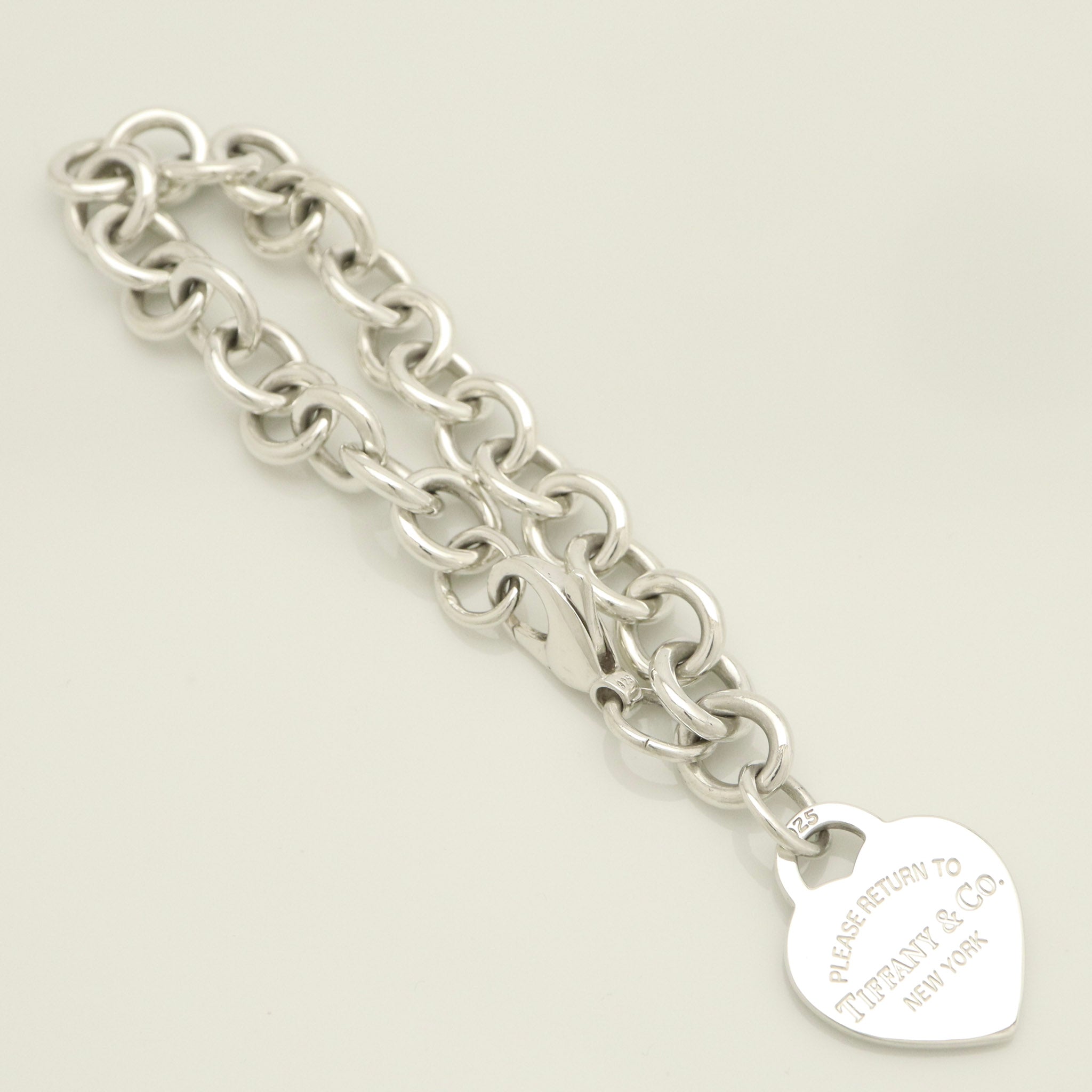TIFFANY&Co. リターントゥ ティファニー ハート タグ チェーン ブレスレット AG925