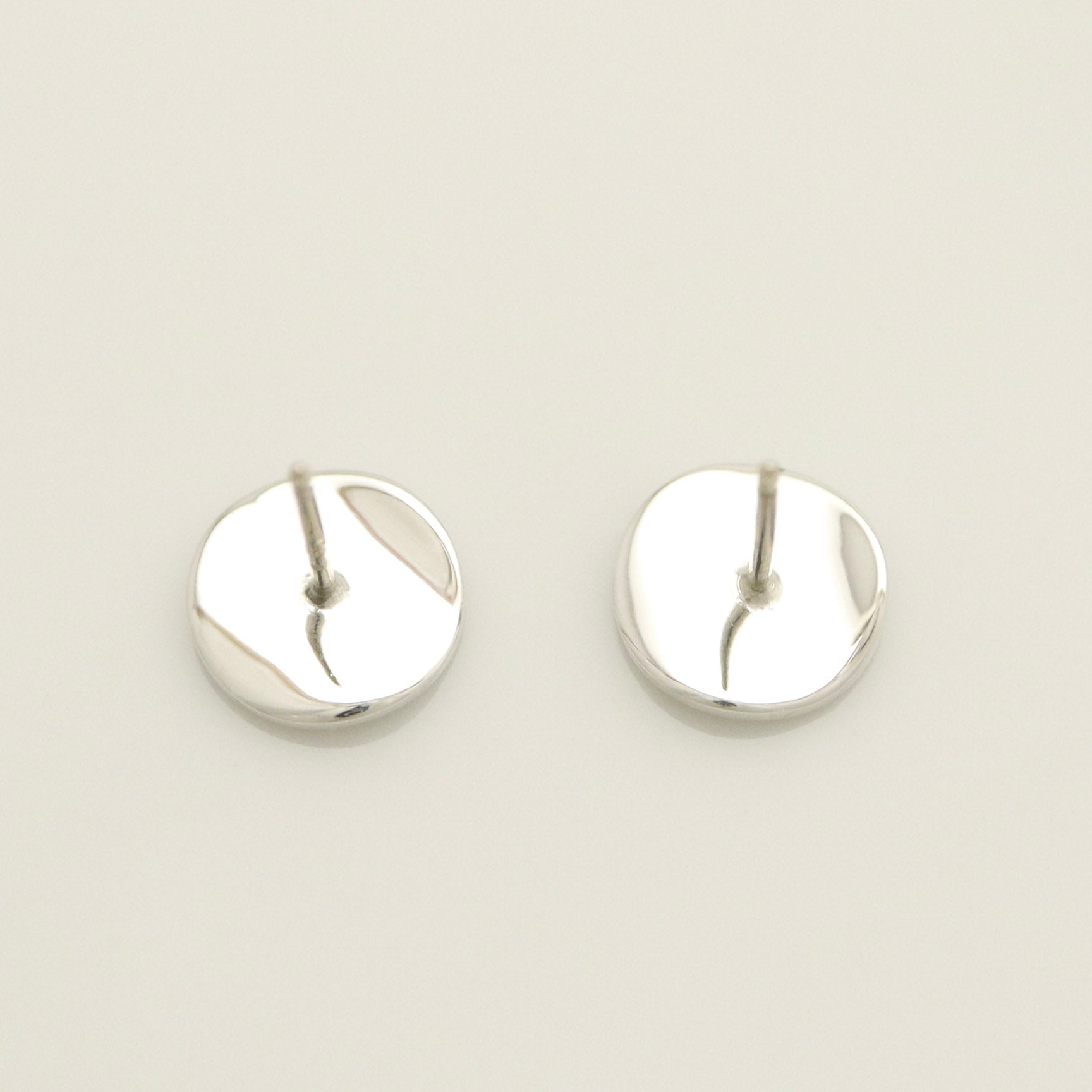 Tiffany & Co. Notes New York Wavy Circle Round Earrings Sterling Silver 925