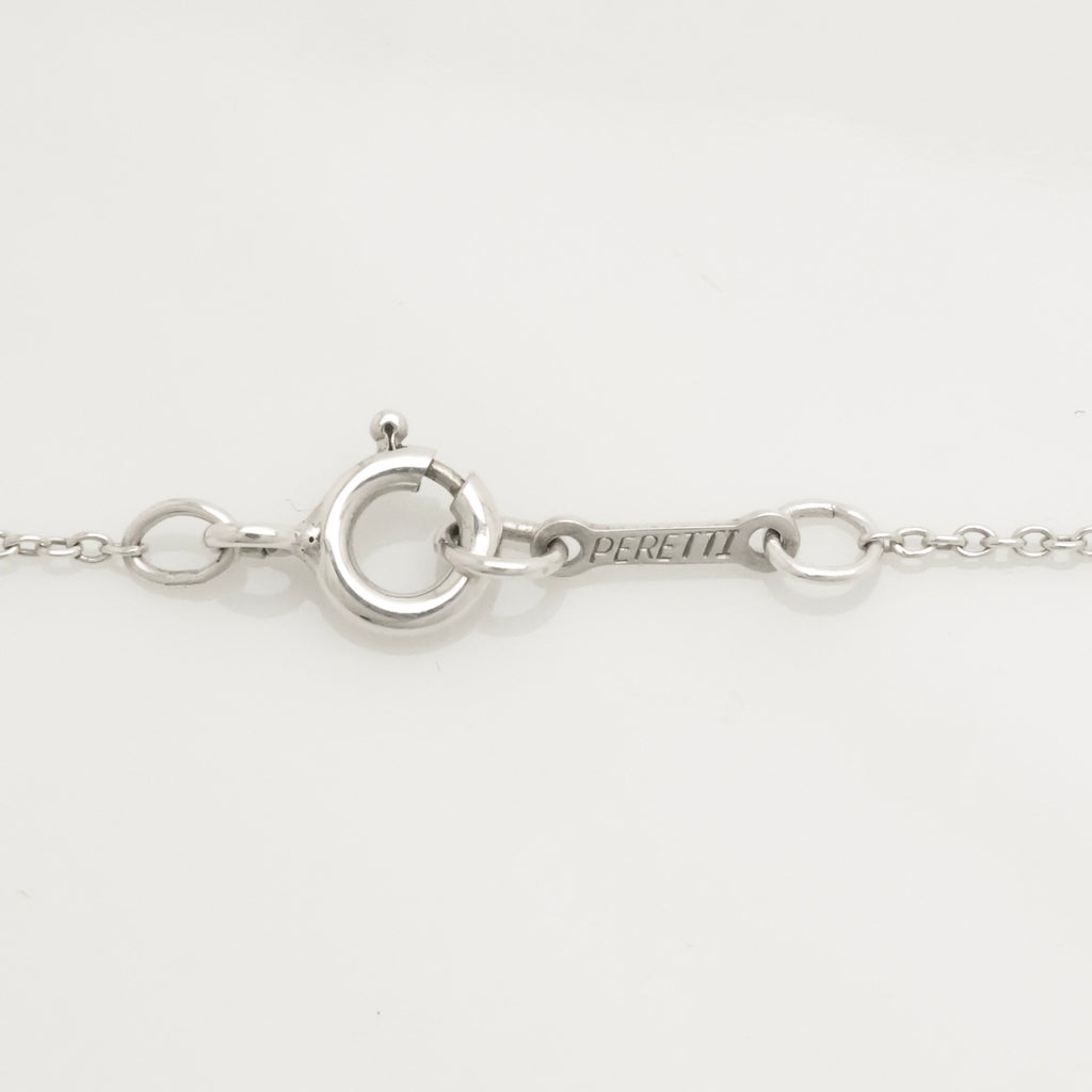  Tiffany & Co. Full Heart Pendant Necklace Sterling Silver 925