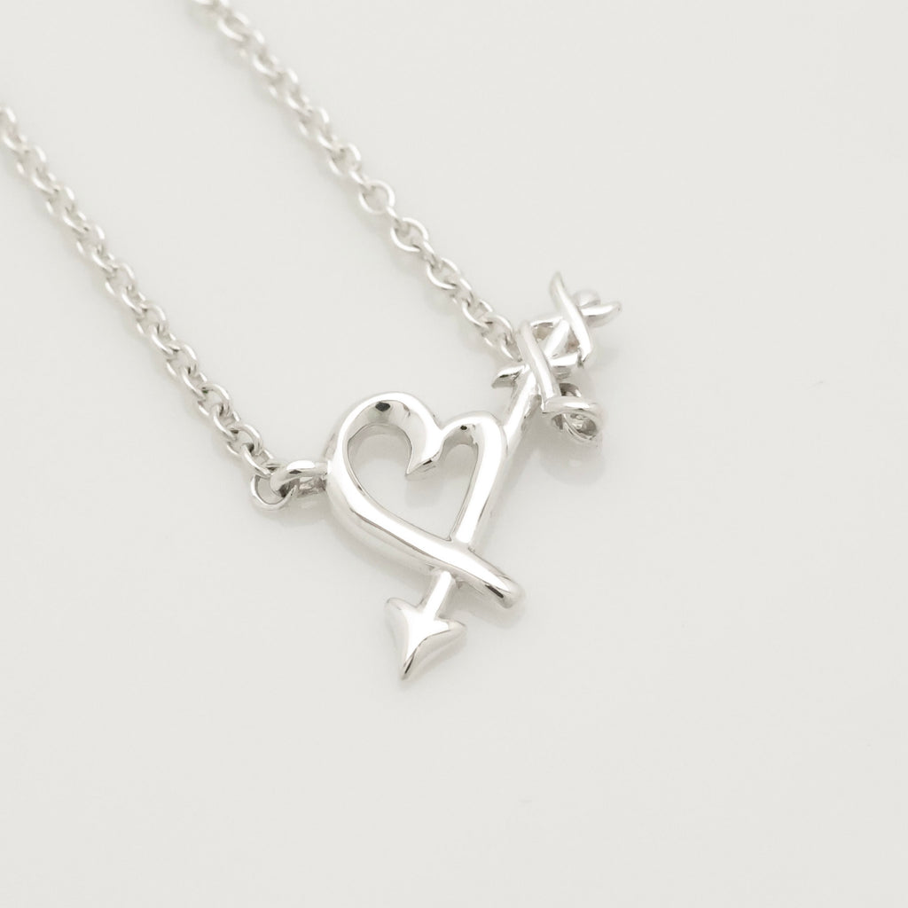 Tiffany & Co. Loving Heart Arrow Bracelet Sterling Silver 925