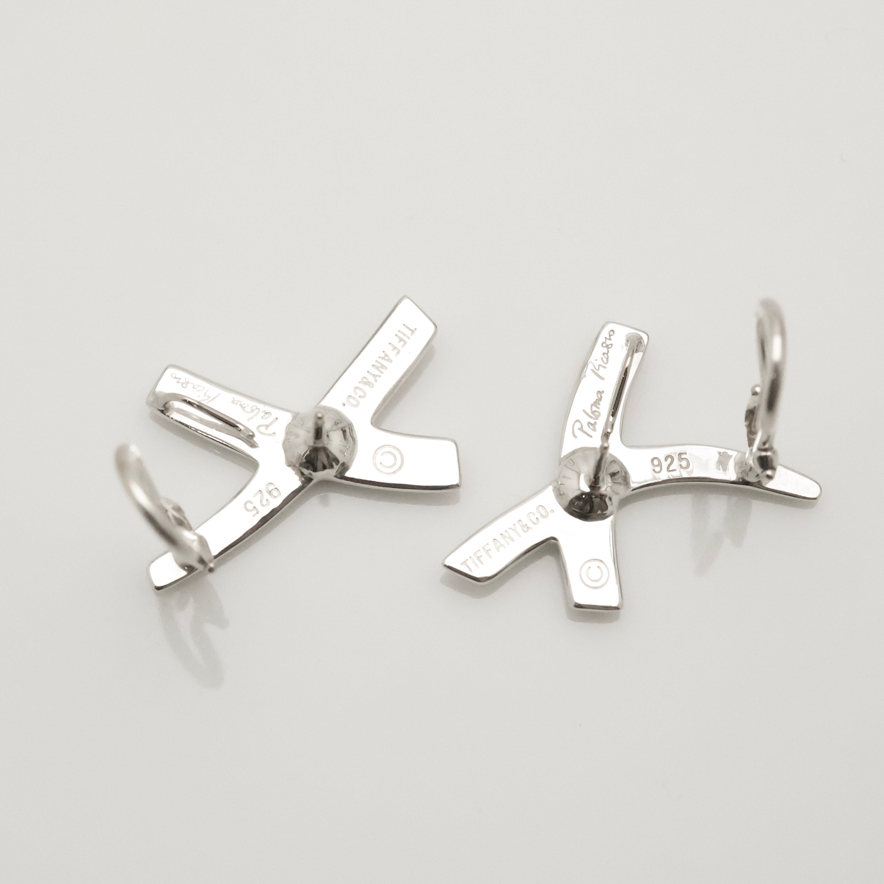 TIFFANY&Co. キス クロス パロマピカソ クリップ イヤリング AG925