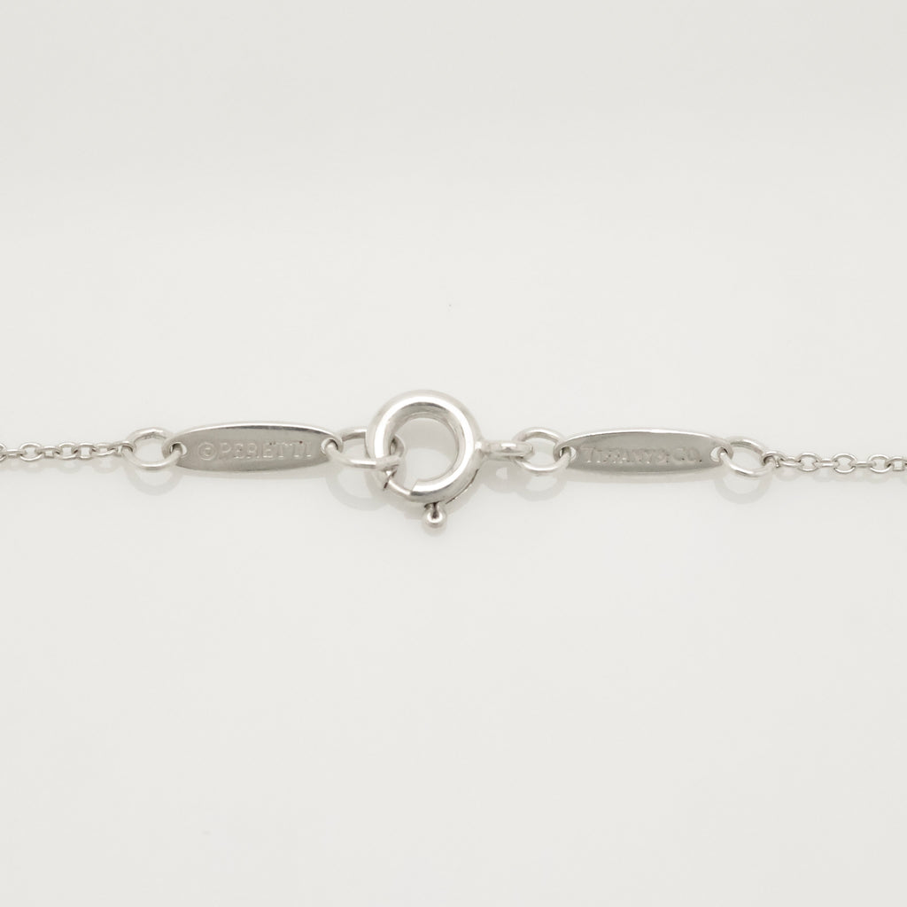 Tiffany & Co. Initial Letter "E" Necklace Pendant Sterling Silver 925