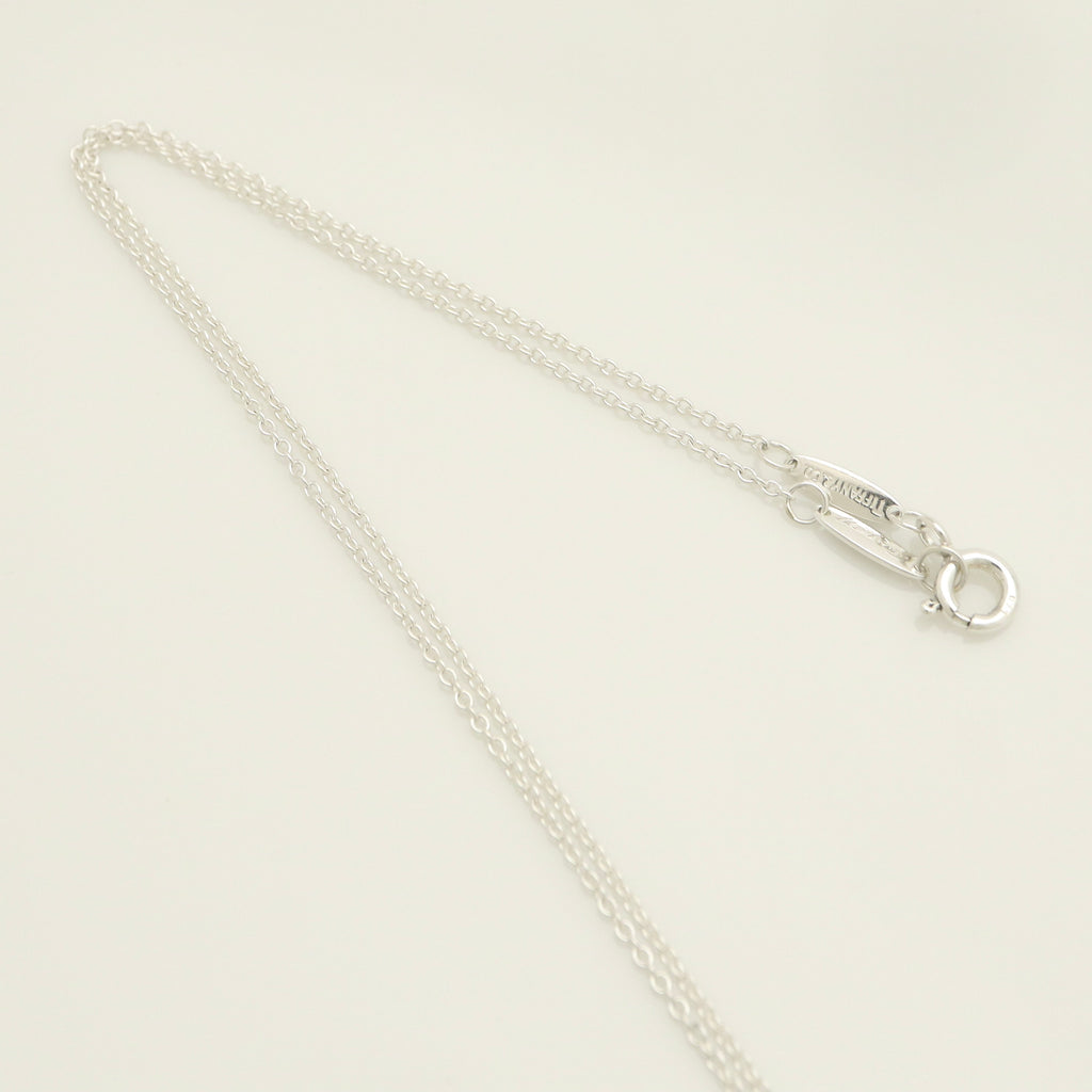  Tiffany & Co. Open Teardrop Necklace Pendant Sterling Silver 925 