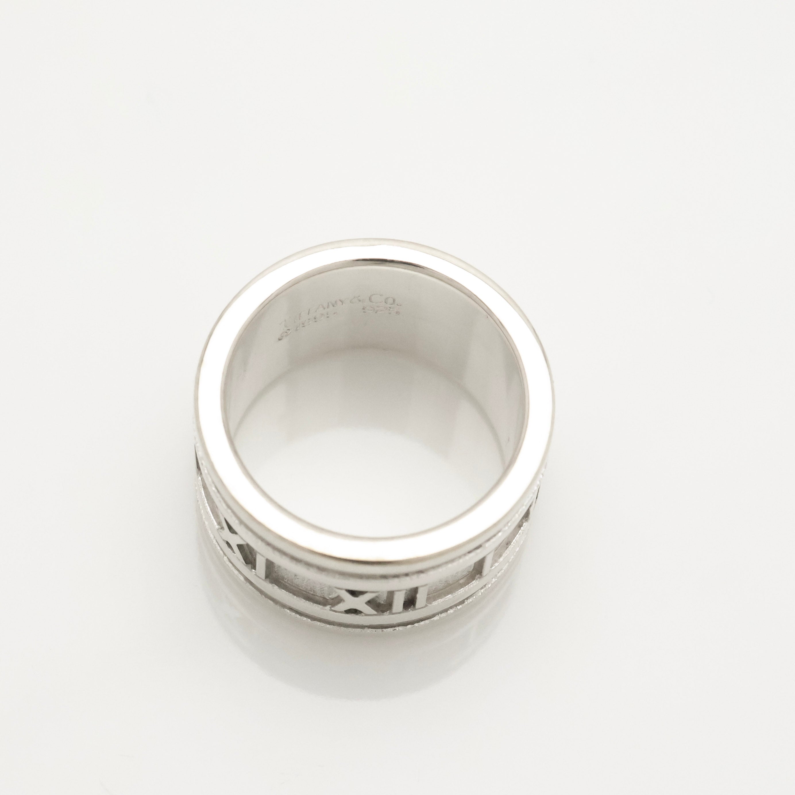 Tiffany & Co. Atlas Wide Ring Size 5.5- 5.75 Sterling Silver 925