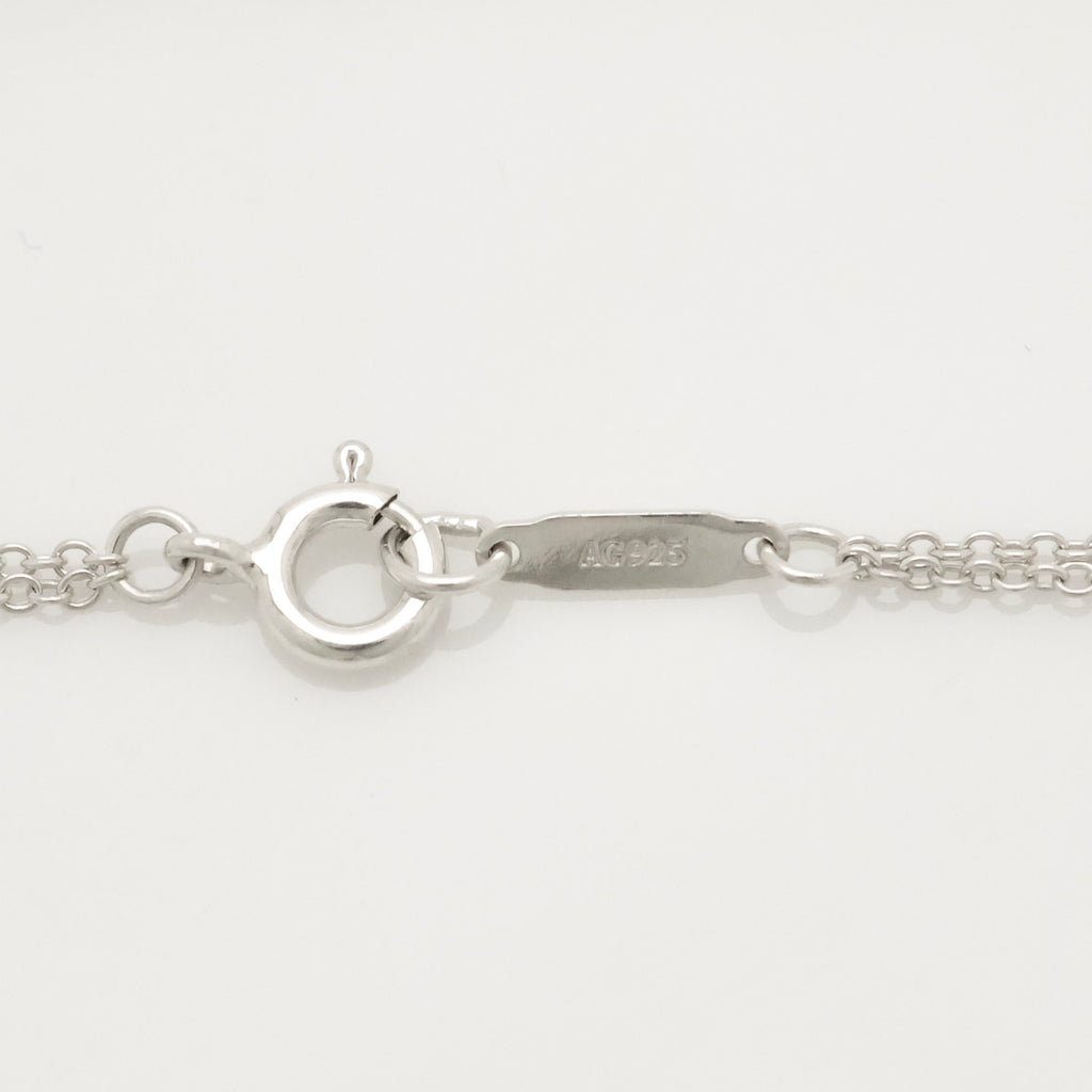 TIFFANY&Co. リターントゥ ティファニー スモール ハート タグ ダブル チェーン ネックレス AG925