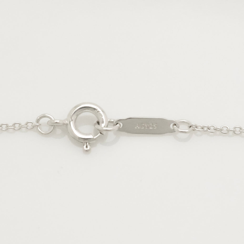 Tiffany & Co. Ribbon Bow Necklace Pendant  Sterling Silver 925 