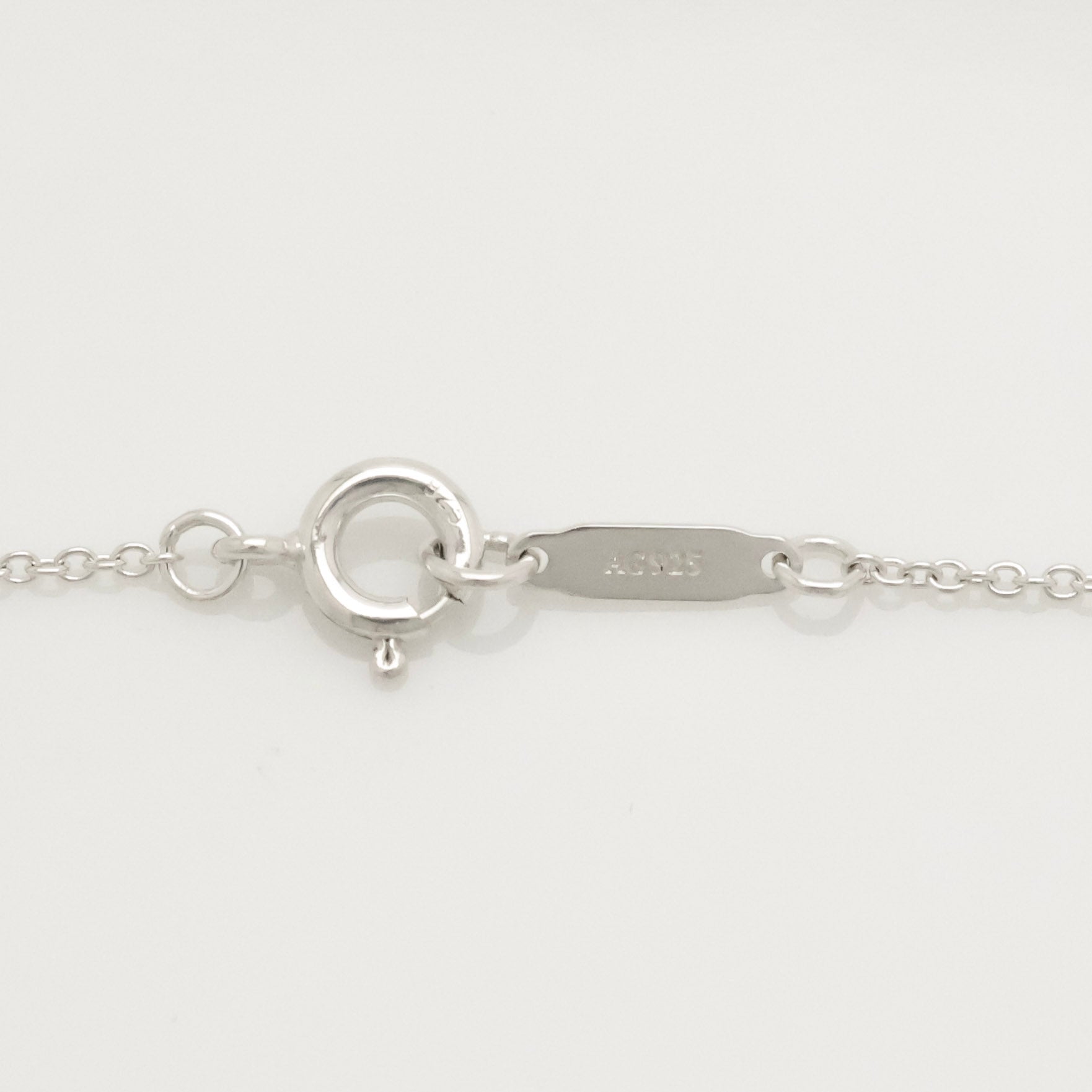 Tiffany & Co. Ribbon Bow Necklace Pendant  Sterling Silver 925 