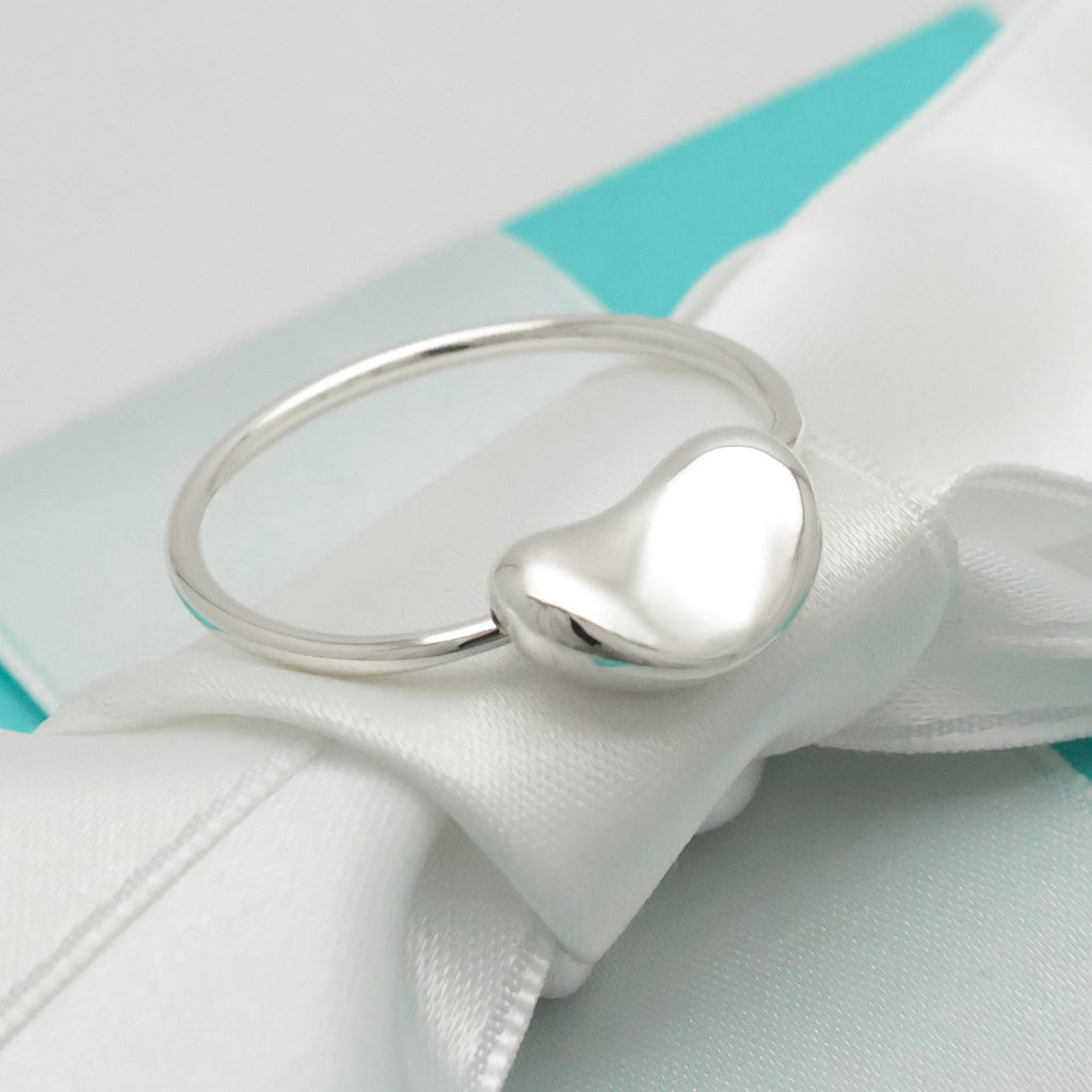 Tiffany & Co. Elsa Peretti Bean Ring Sterling Silver 925