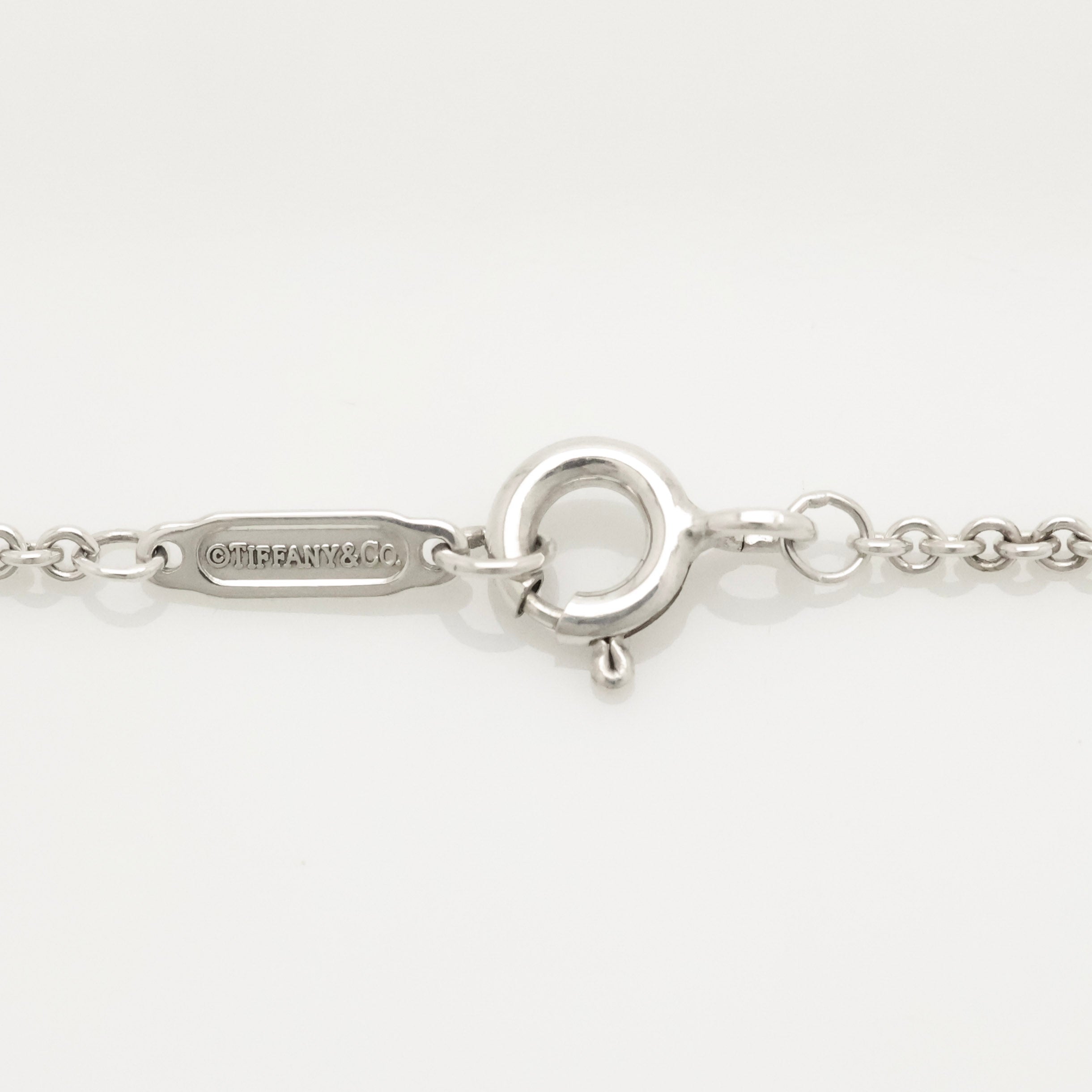 TIFFANY&Co. リターントゥ ティファニー ダブルハート ブラックボーン ネックレス  AG925