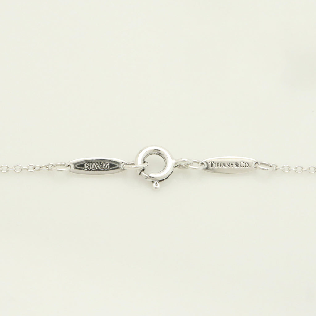 TIFFANY&Co. オープンハート 1P ピンク サファイア エルサペレッティ ネックレス AG925