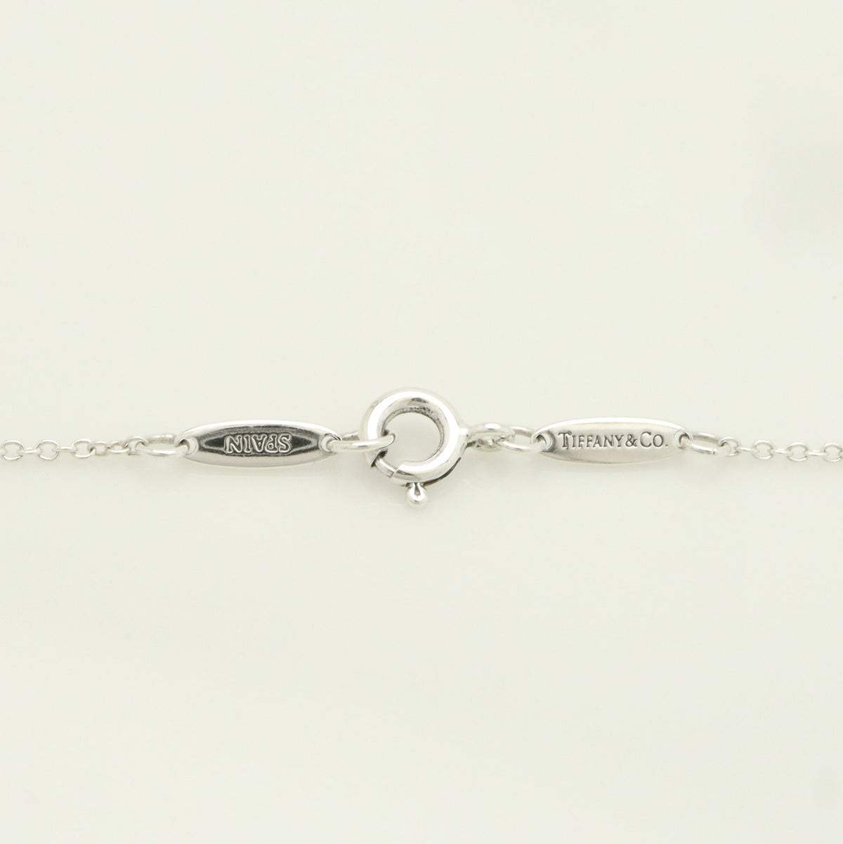 TIFFANY&Co. オープンハート 1P ピンク サファイア エルサペレッティ ネックレス AG925