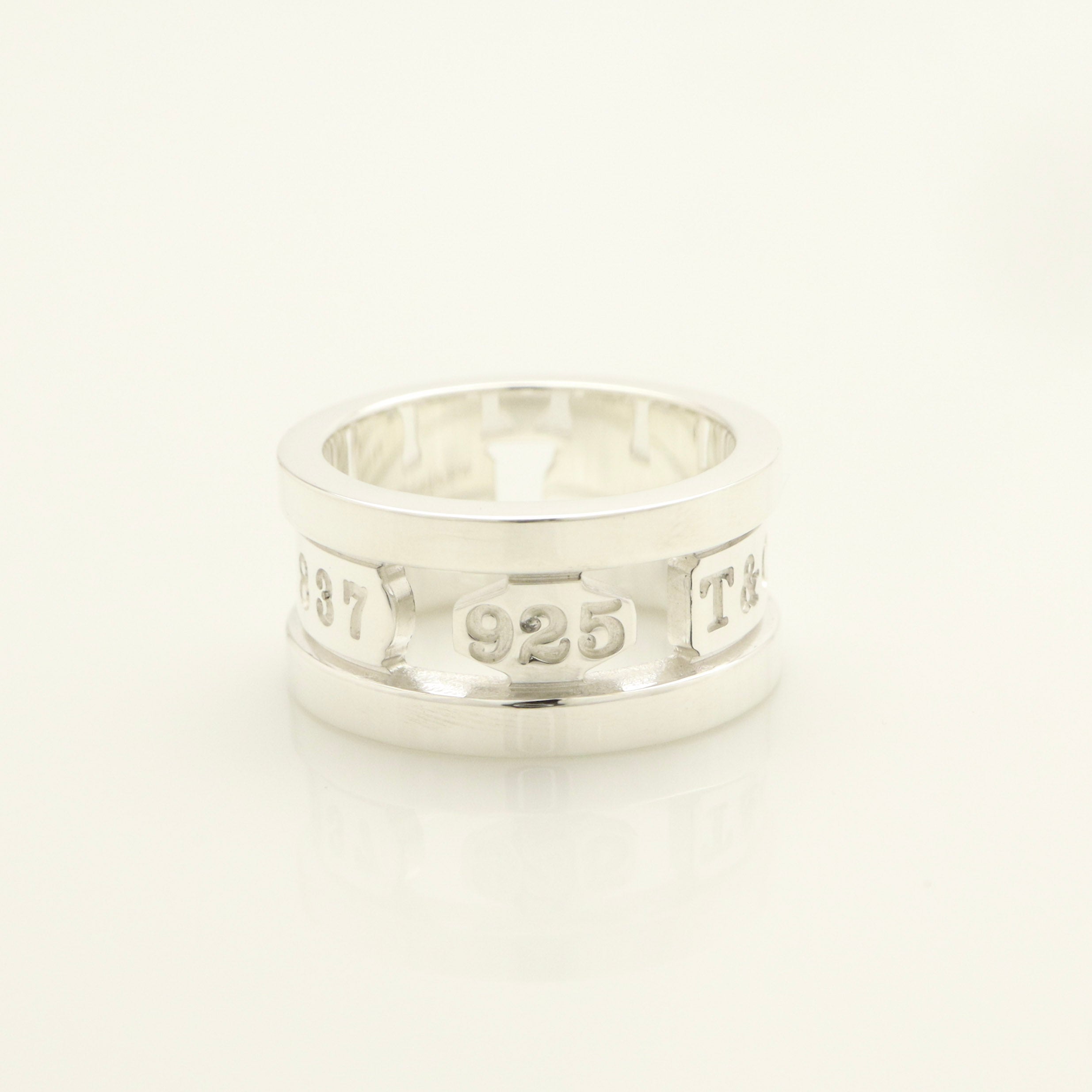 TIFFANY&Co. 1837 エレメント ワイド リング 9 号 AG925