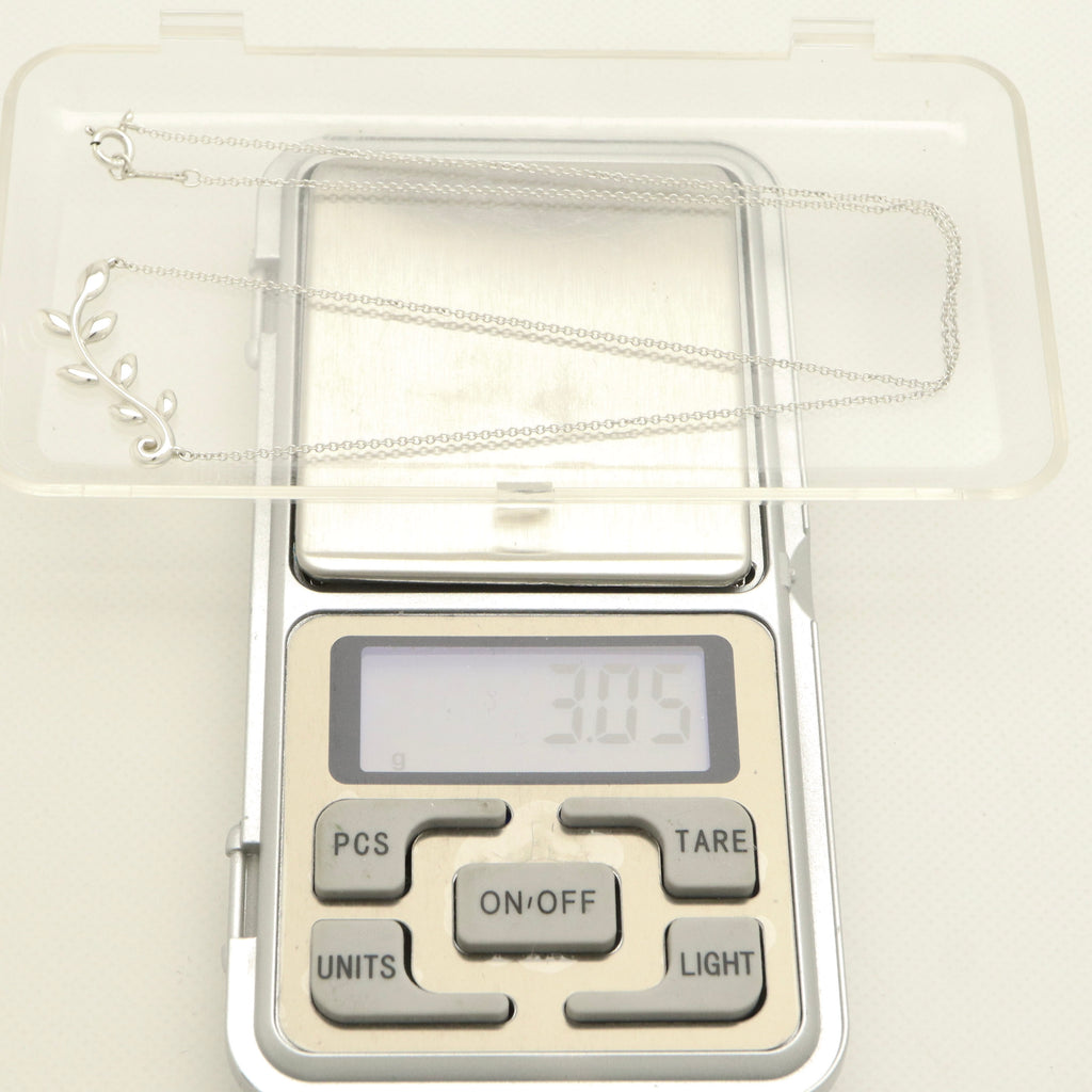 Tiffany & Co. Picasso Olive Leaf Vine Necklace Sterling Silver 925