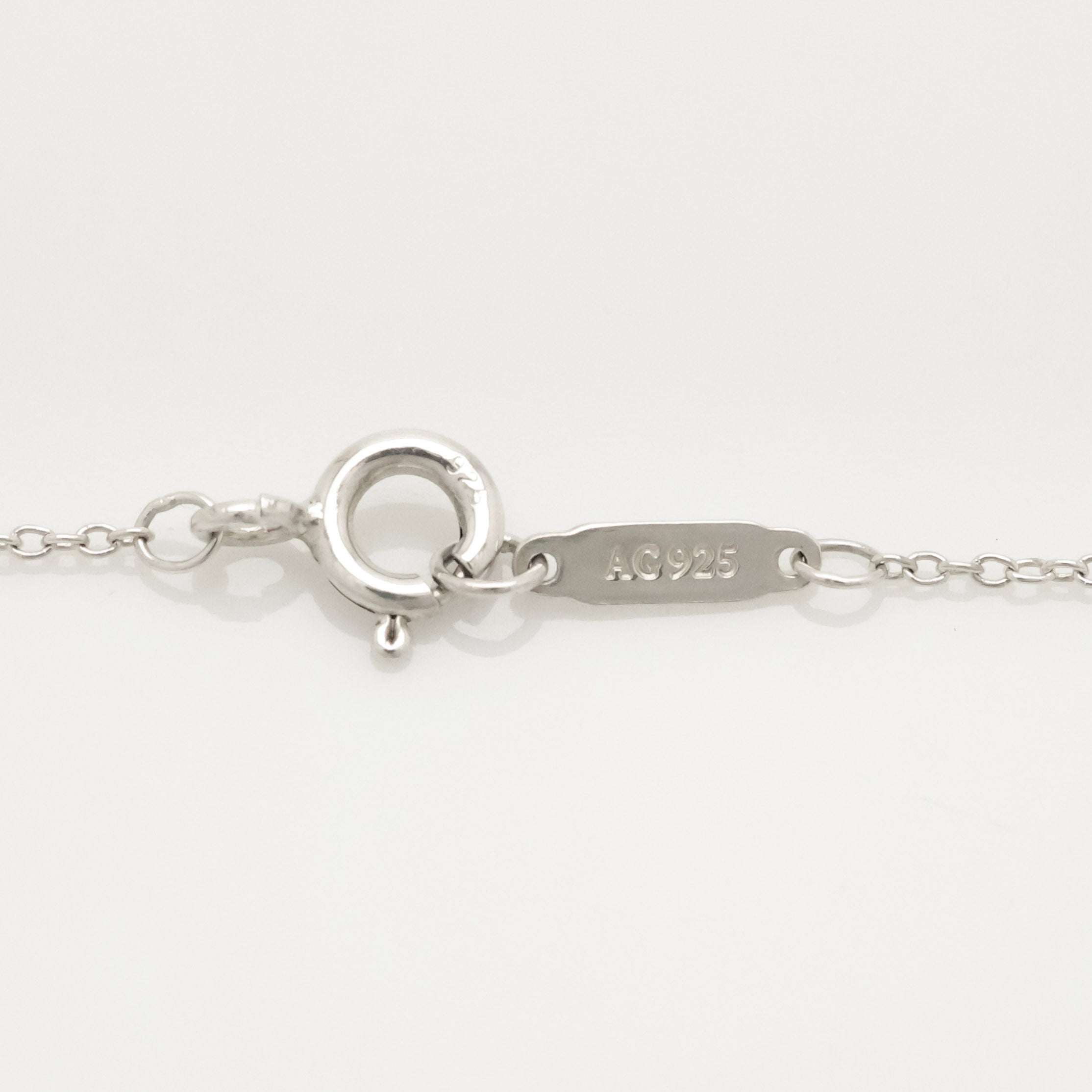  Tiffany & Co. Large Atlas Key Pendant Necklace Sterling Silver 925 