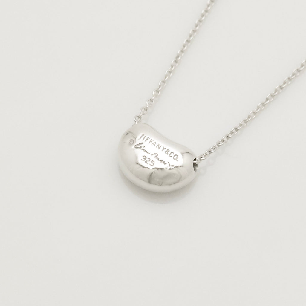  Tiffany & Co. Peretti Mini  Bean Necklace  Sterling Silver 925 