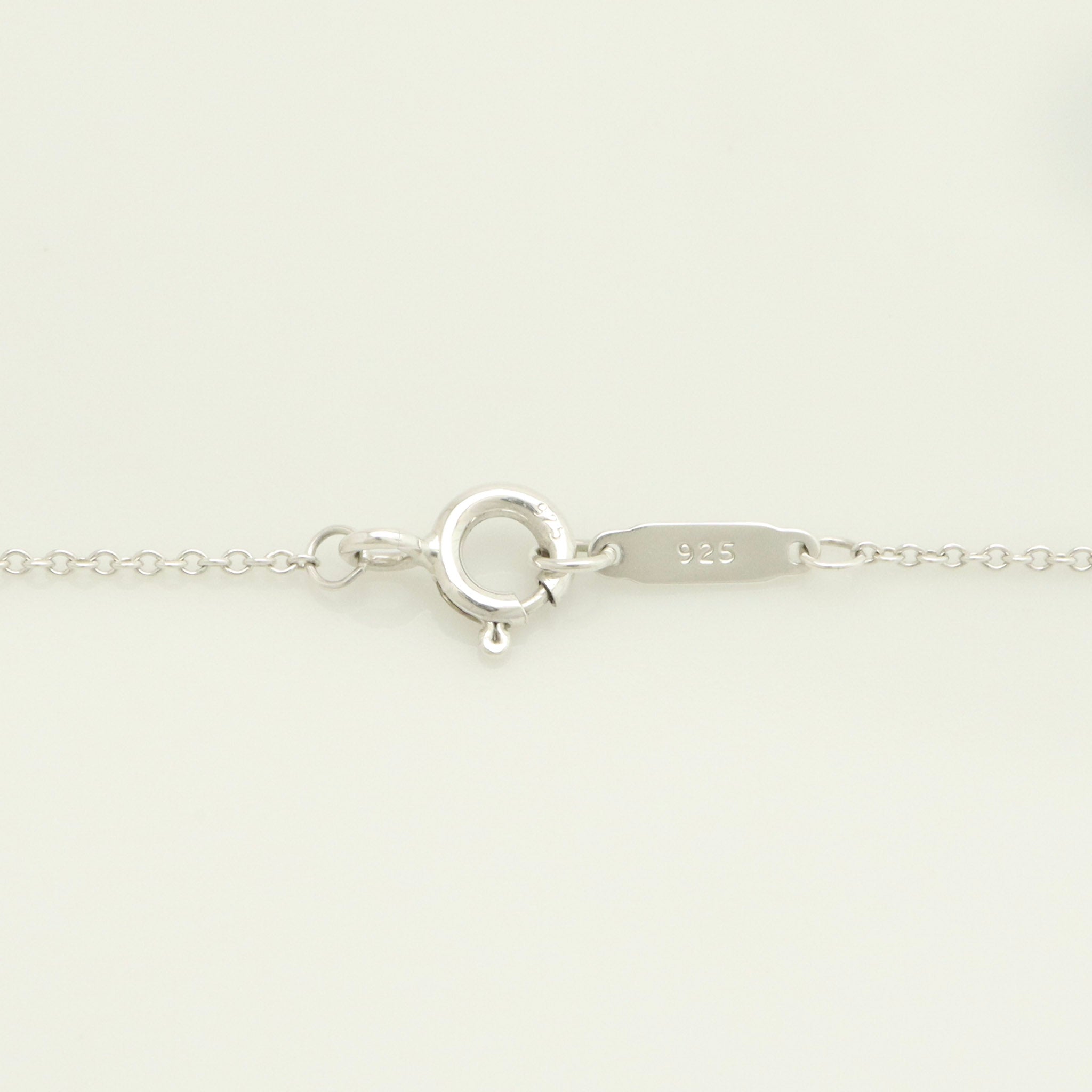 Tiffany & Co. 1837 Interlocking Circles Lariat Necklace Sterling Silver 925