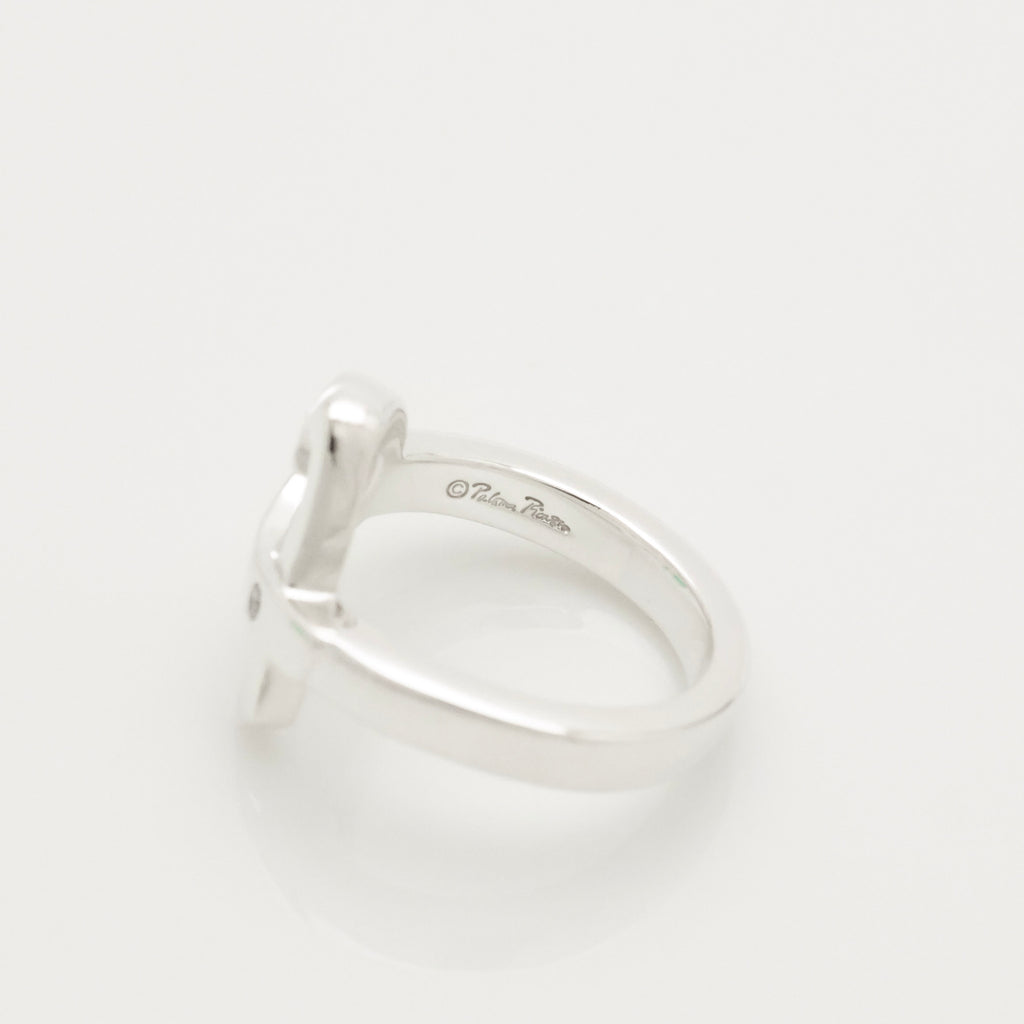 TIFFANY&Co. ラビングハート パロマピカソ 1P ダイヤモンド リング 10 号 AG925