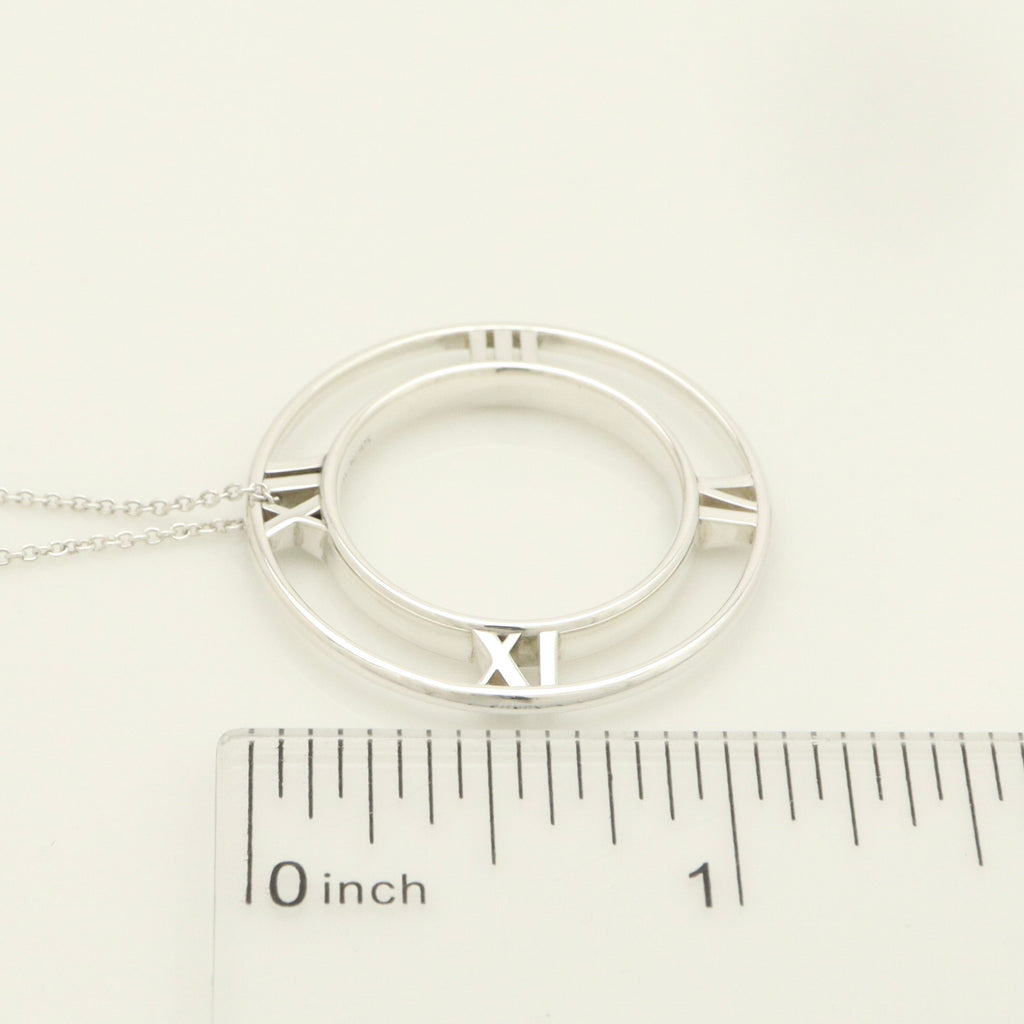 TIFFANY&Co. オープン アトラス メダリオン サークル ネックレス AG925