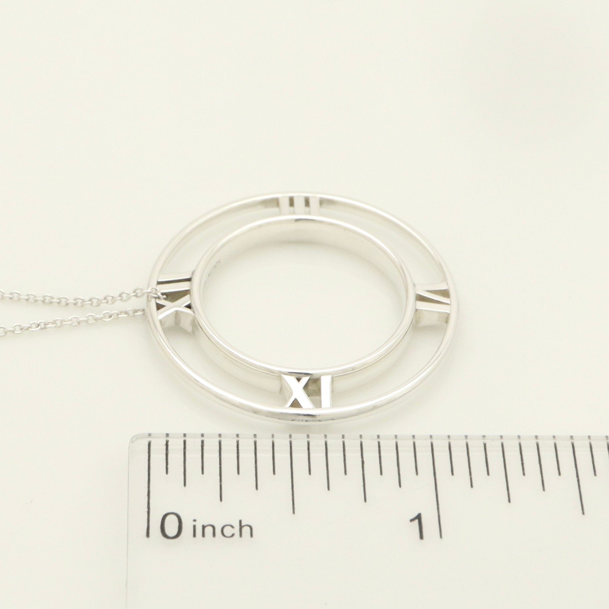 TIFFANY&Co. オープン アトラス メダリオン サークル ネックレス AG925