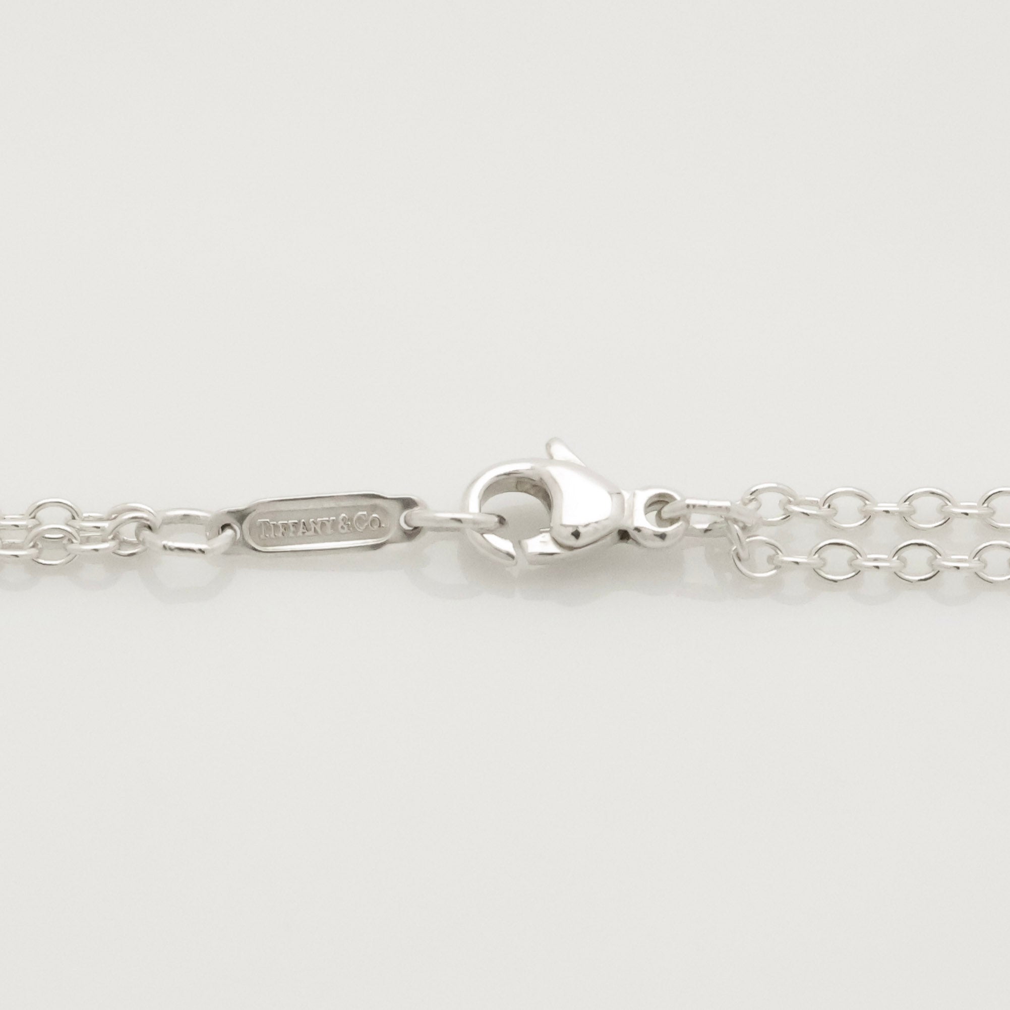 TIFFANY&Co. マンインザムーン ダブル チェーン ネックレス AG925