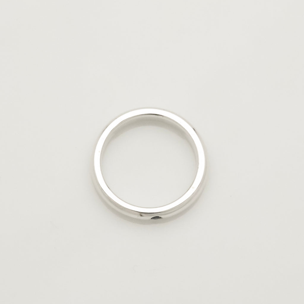 TIFFANY&Co. スタッキング バンド サファイア 1P リング 8 号 AG925