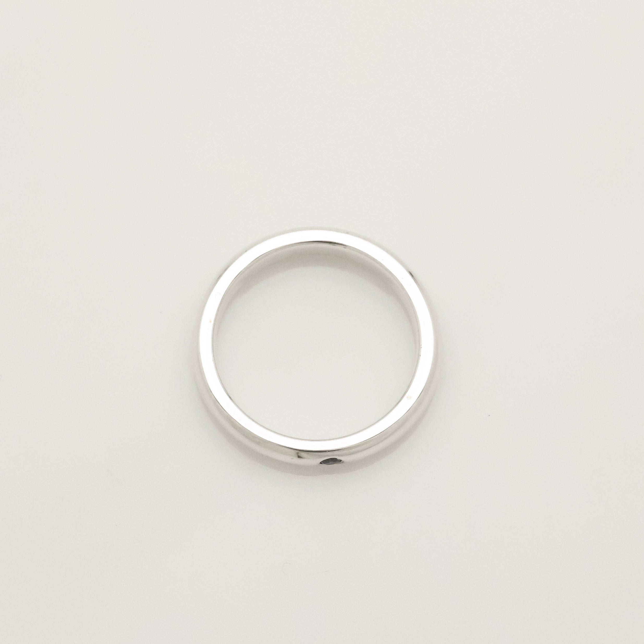 TIFFANY&Co. スタッキング バンド サファイア 1P リング 8 号 AG925