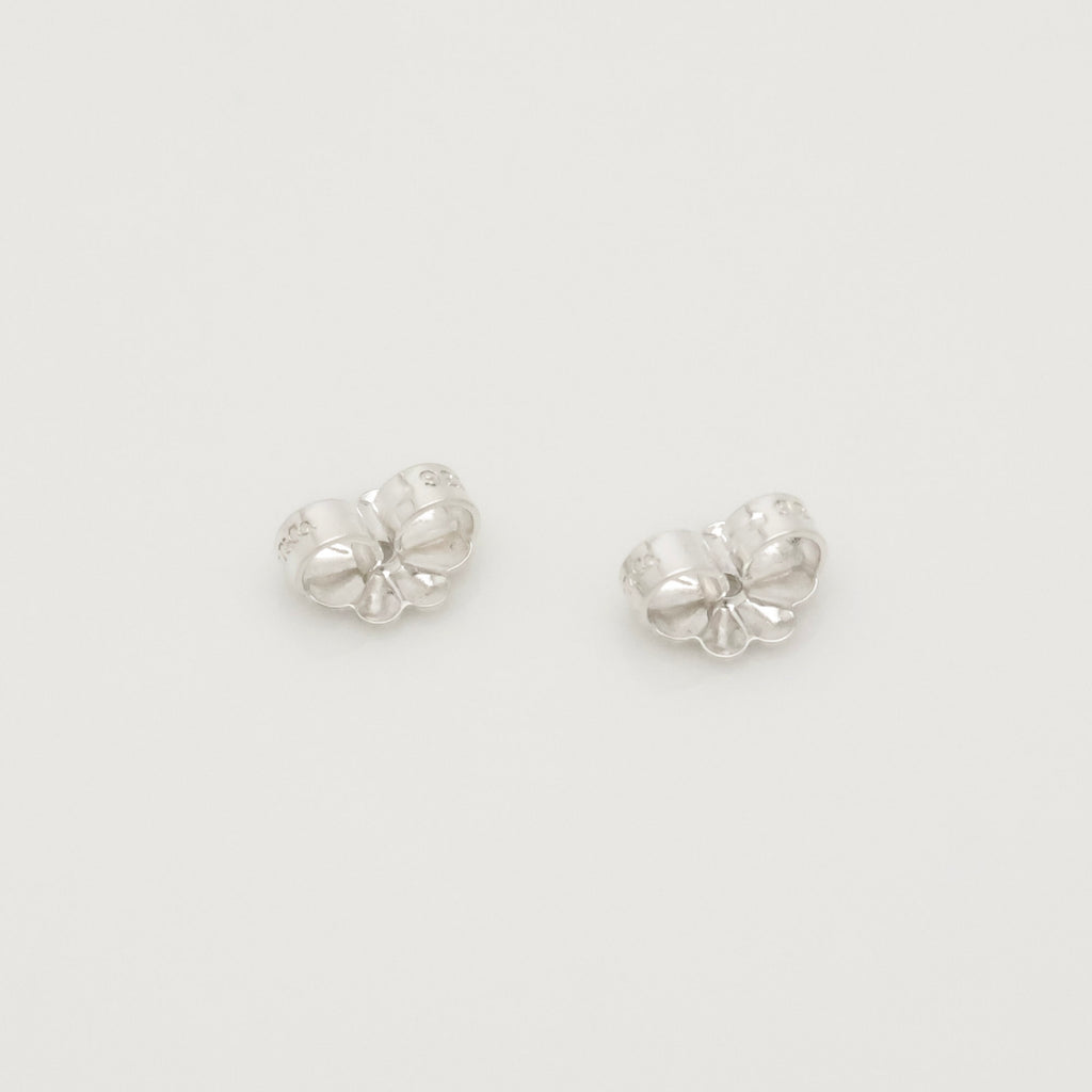 Tiffany & Co. Heart Link Drop Dangle Stud Earrings Sterling Silver 925