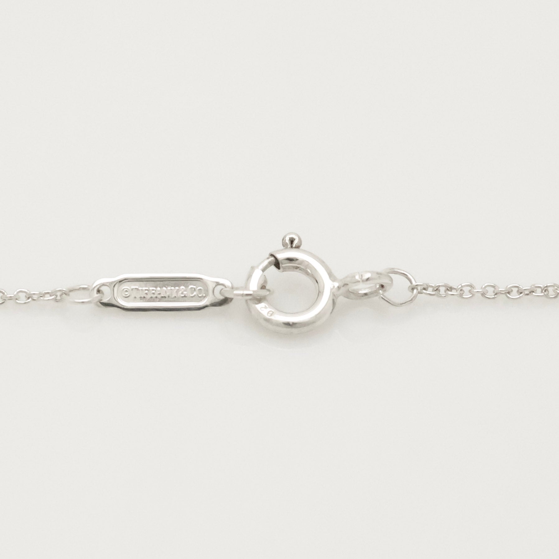 TIFFANY&Co. アトラス オープン スクエア ネックレス AG925