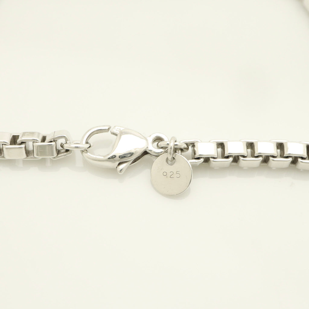  Tiffany & Co. Venetian Square Link Chain Bracelet  Sterling Silver 925