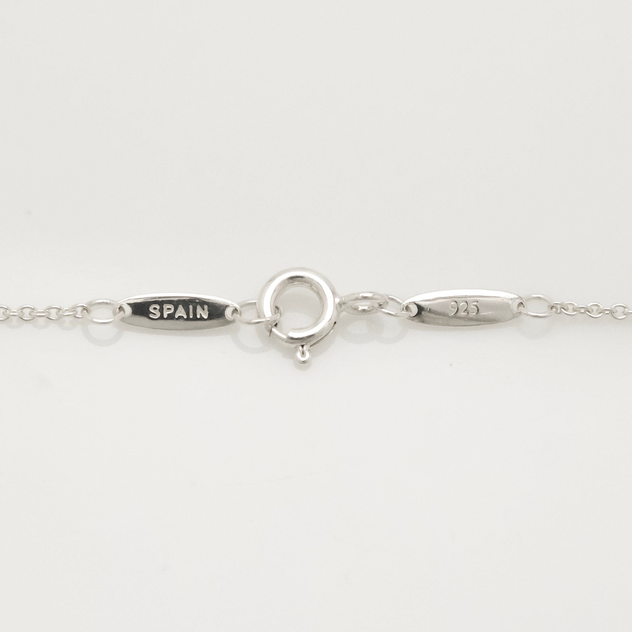 Tiffany & Co. Initial Letter "J" Necklace Pendant Sterling Silver 925