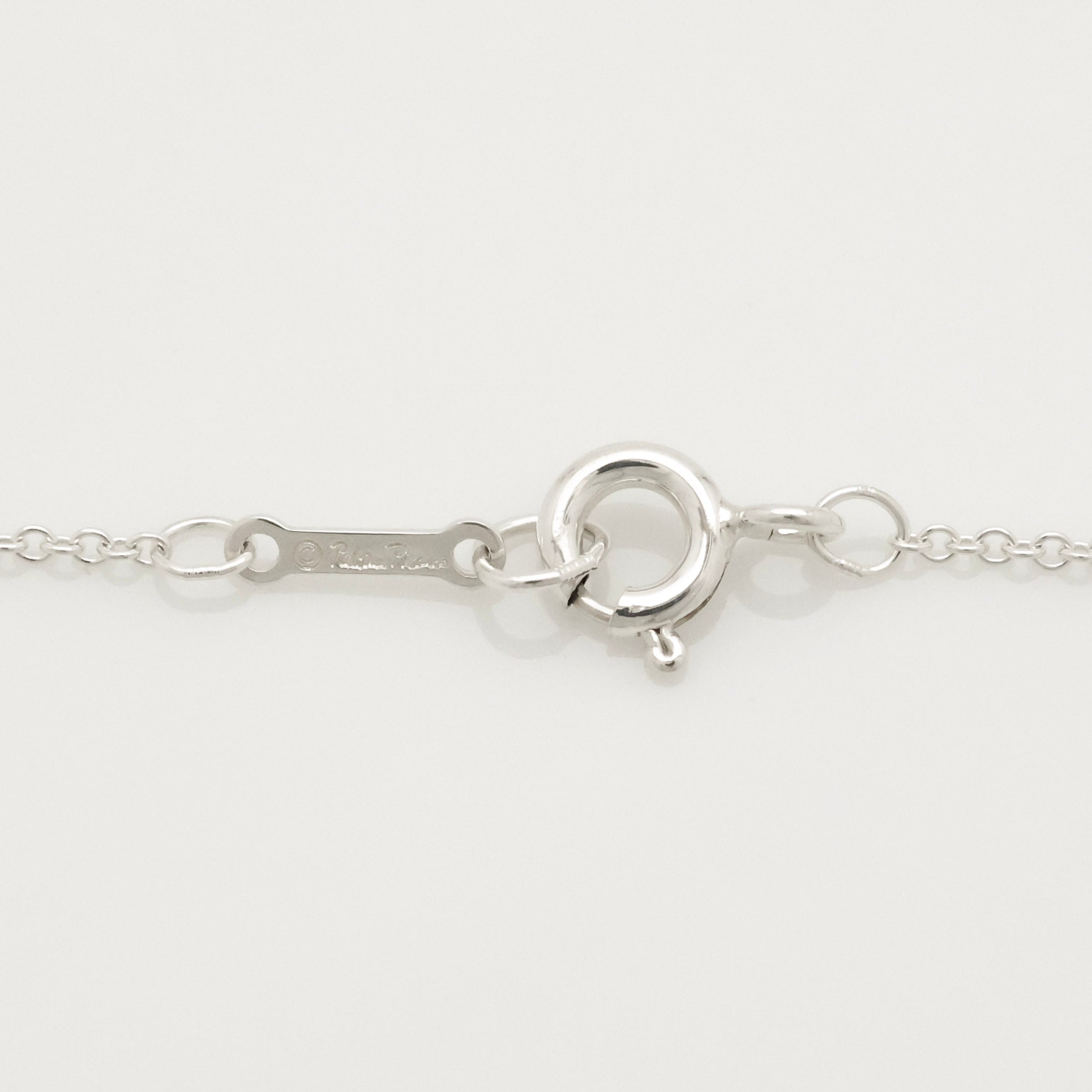 TIFFANY&Co. ラビング ハート LOVE レッド エナメル パロマピカソ ネックレス AG925