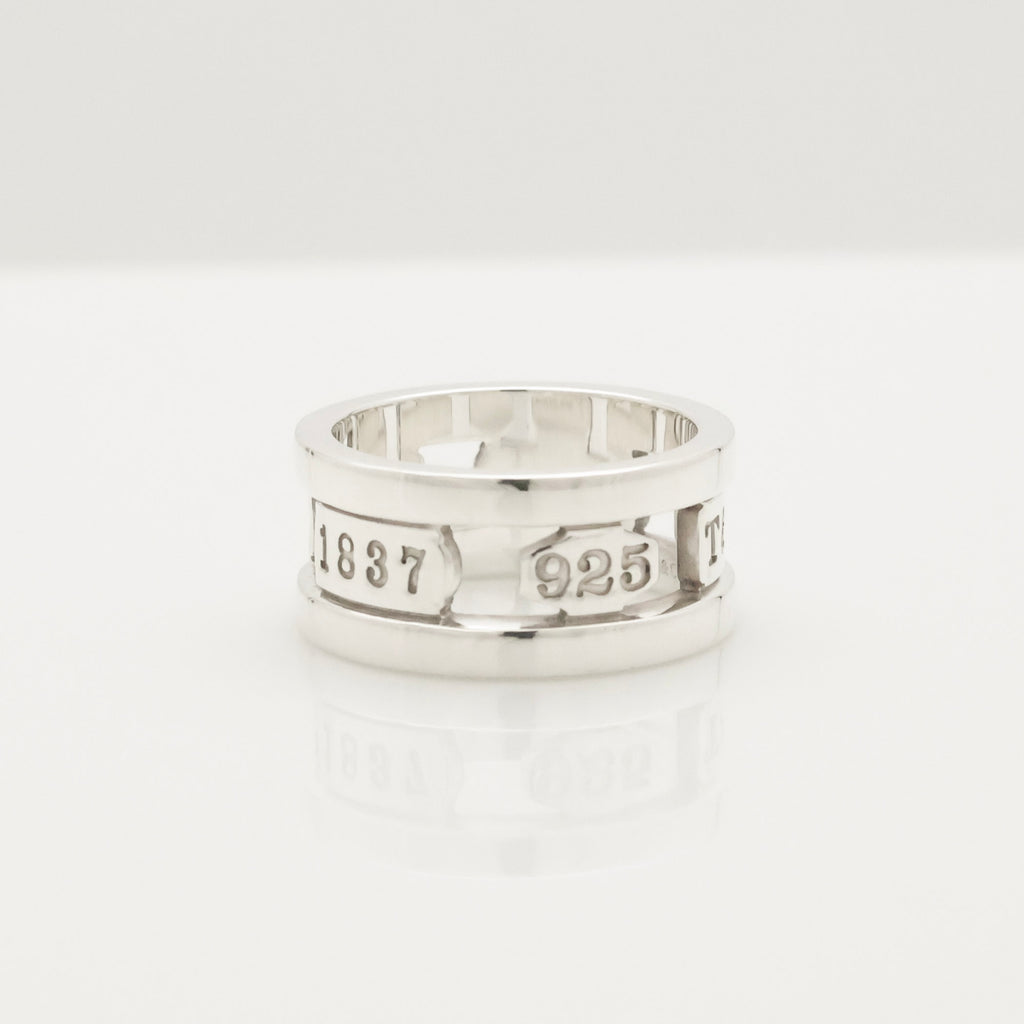 TIFFANY&Co. 1837 エレメント ワイド リング 11.5 号 AG925