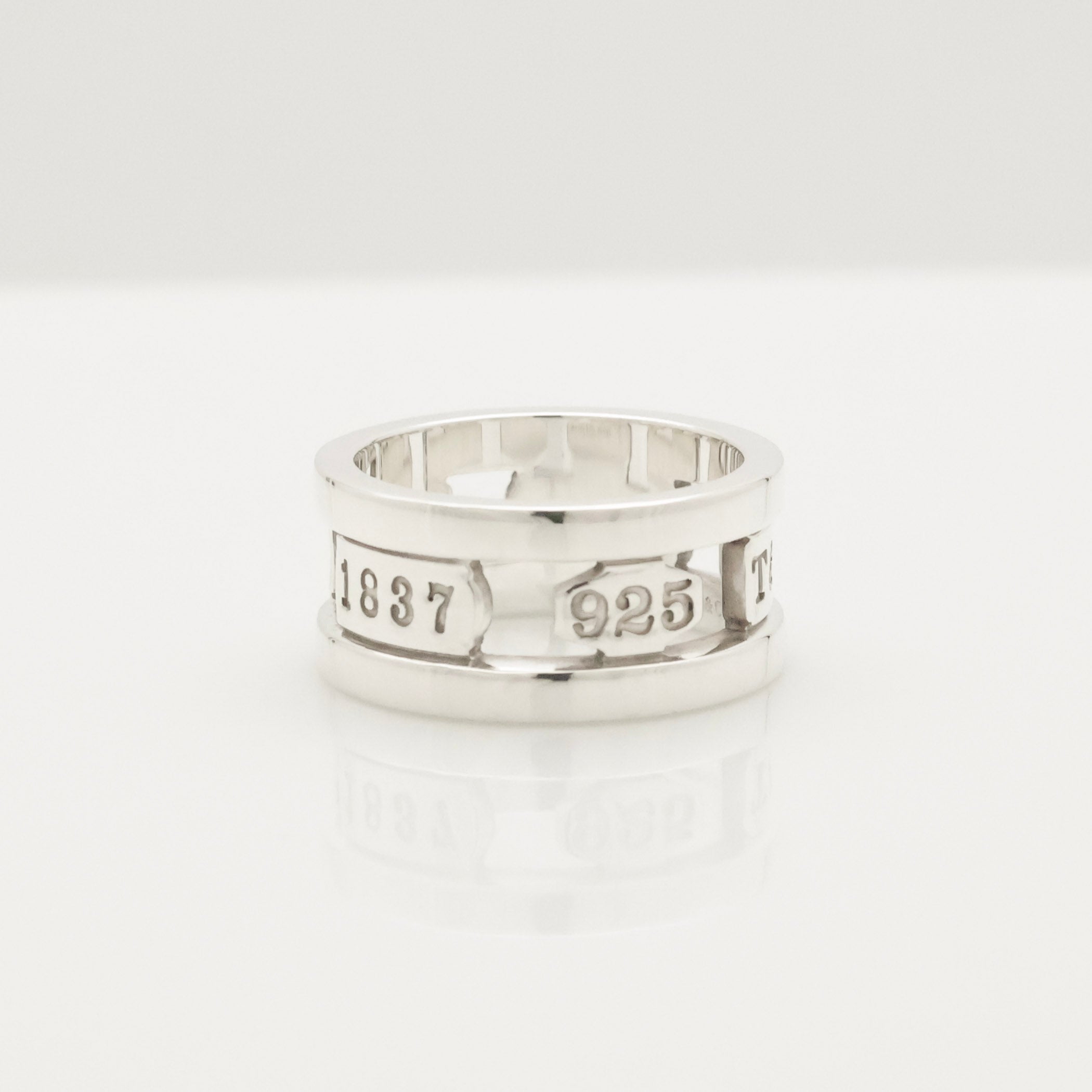 TIFFANY&Co. 1837 エレメント ワイド リング 11.5 号 AG925