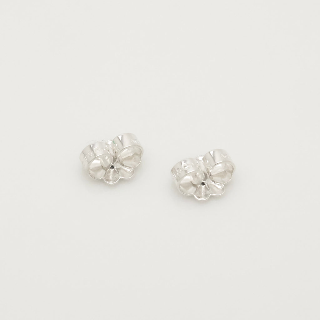 Tiffany & Co. Venezia Goldoni Heart Stud Earrings Sterling Silver 925